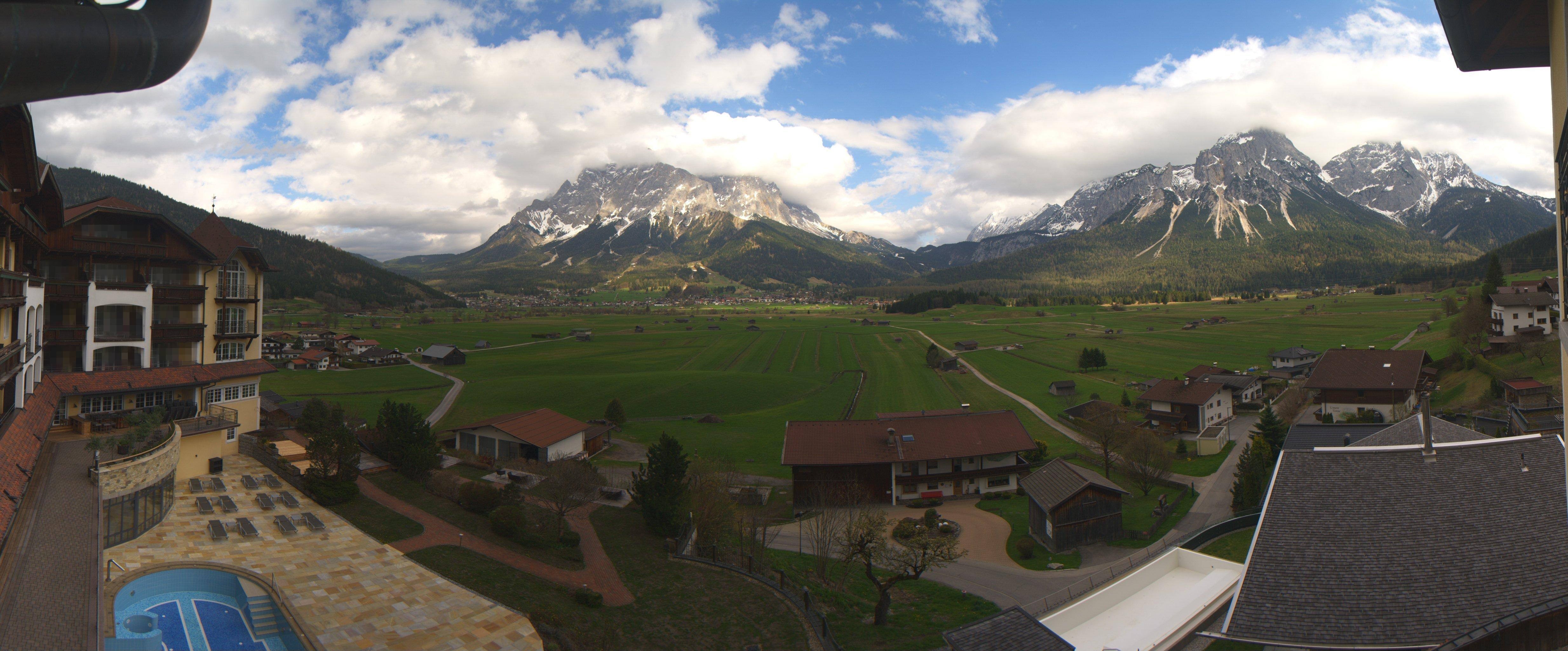 Archiv Foto Webcam Panoramablick Zugspitze
