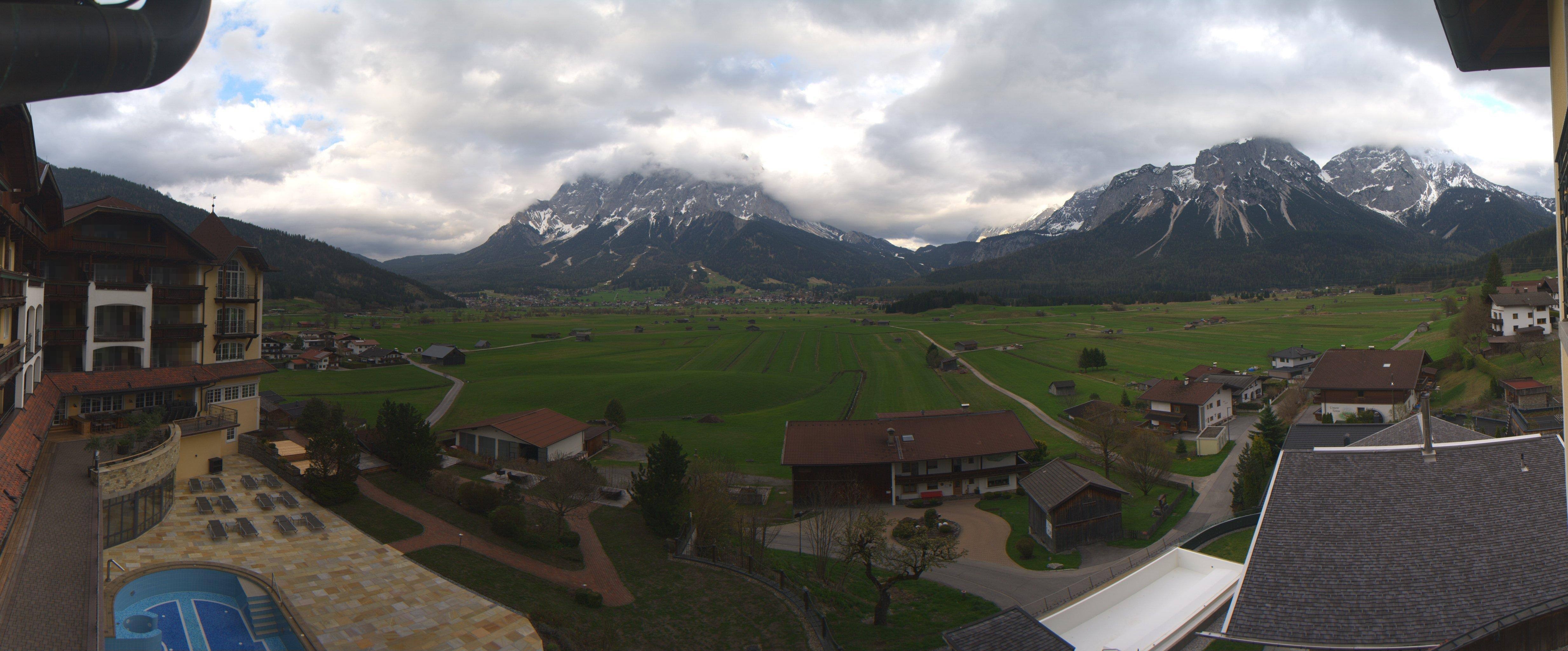 Archiv Foto Webcam Panoramablick Zugspitze