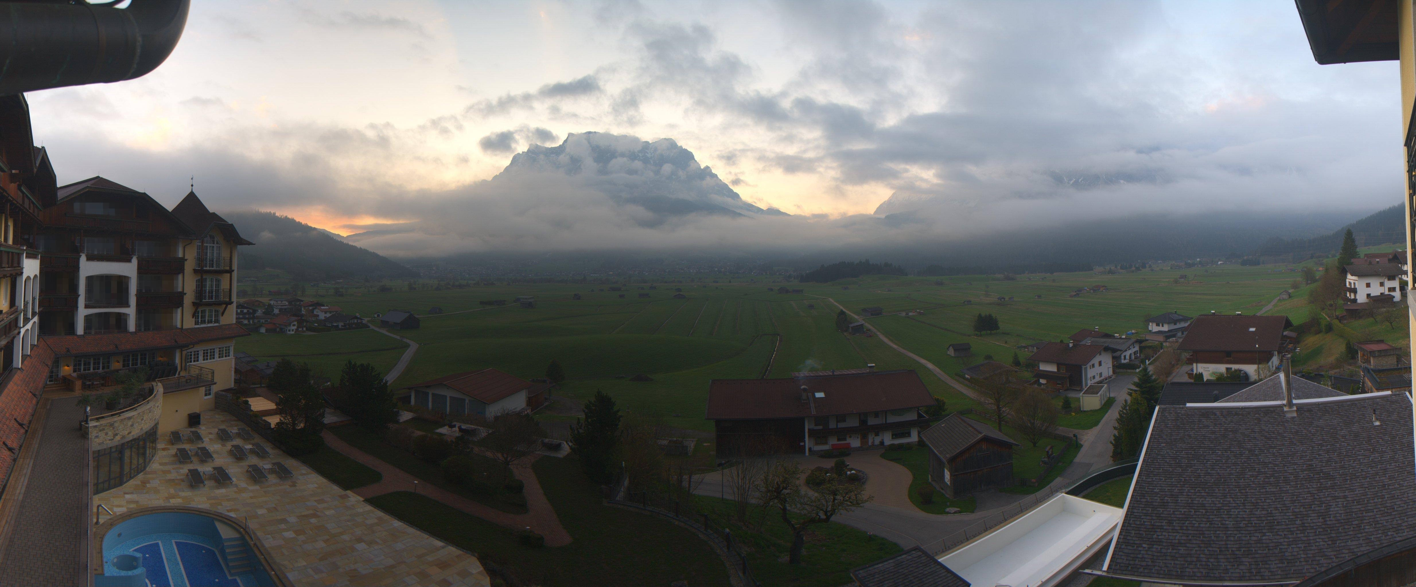 Archiv Foto Webcam Panoramablick Zugspitze