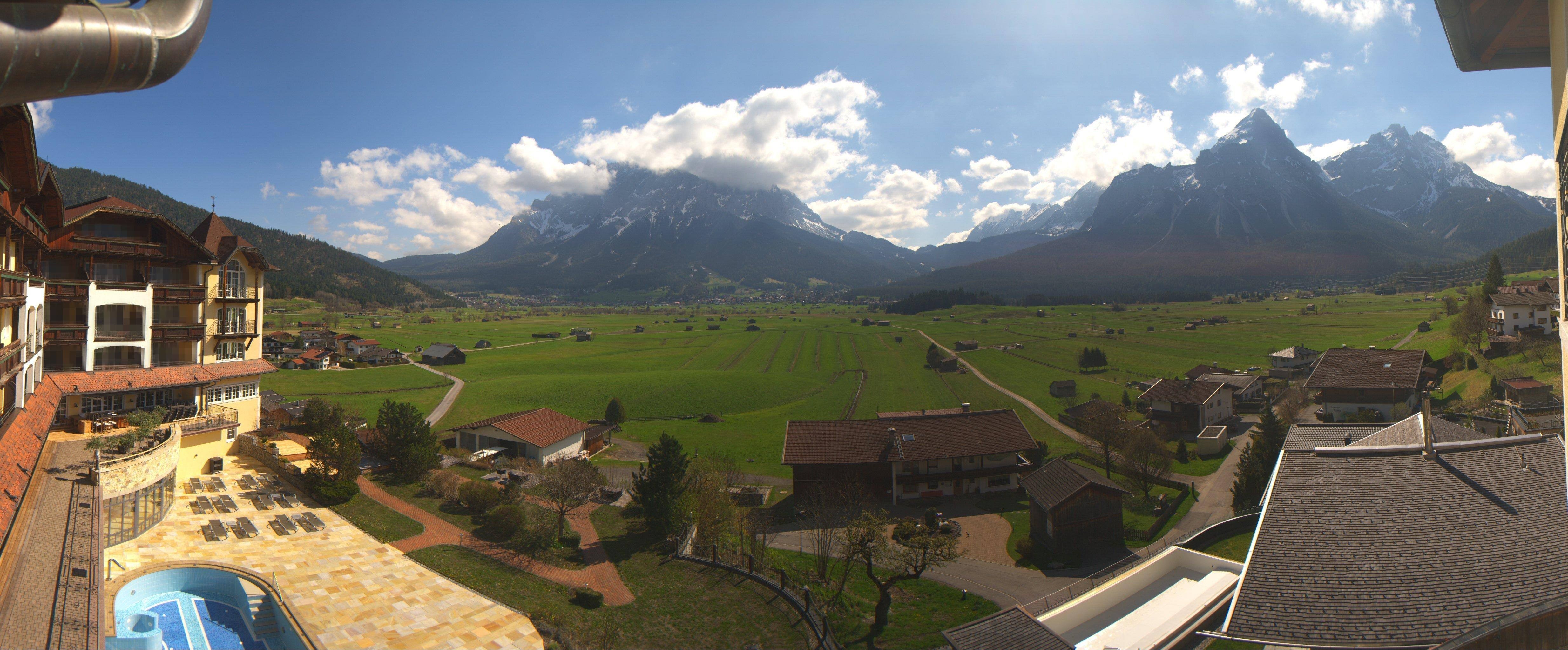 Archiv Foto Webcam Panoramablick Zugspitze