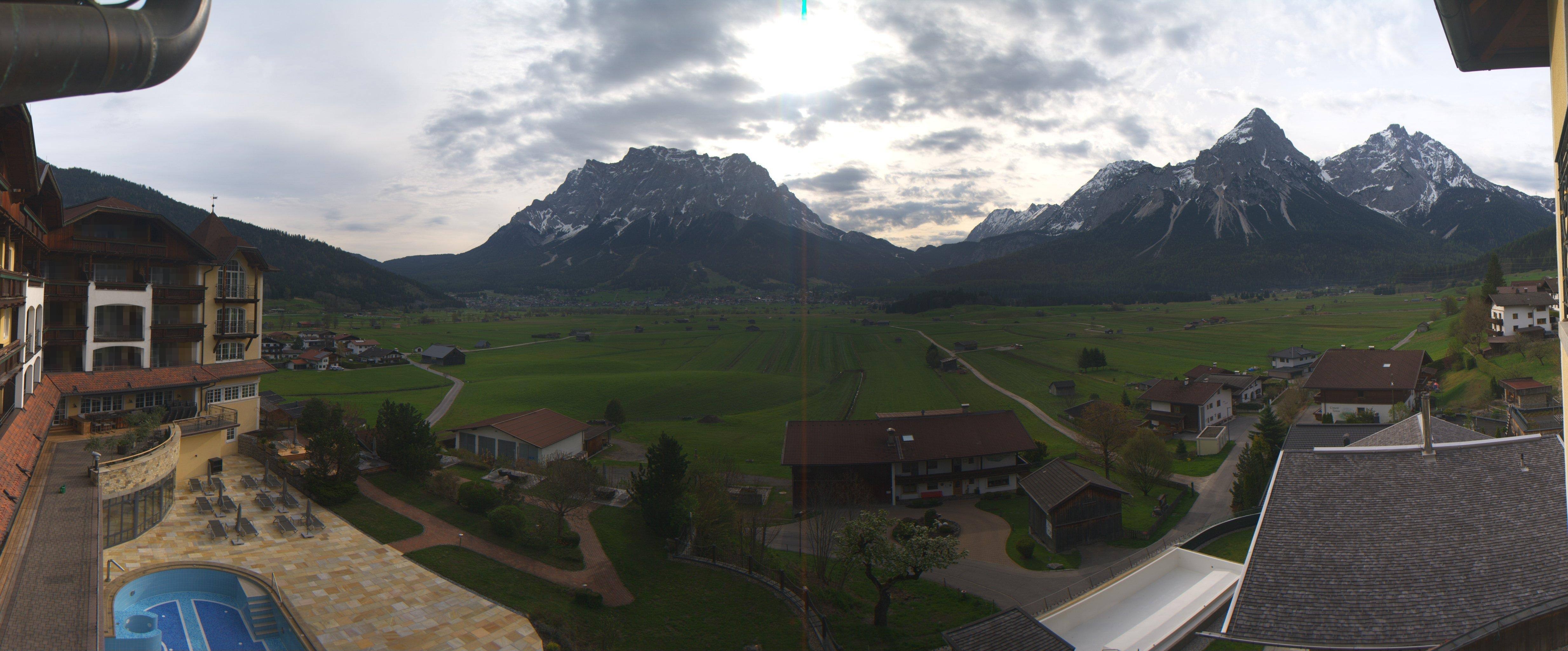 Archiv Foto Webcam Panoramablick Zugspitze