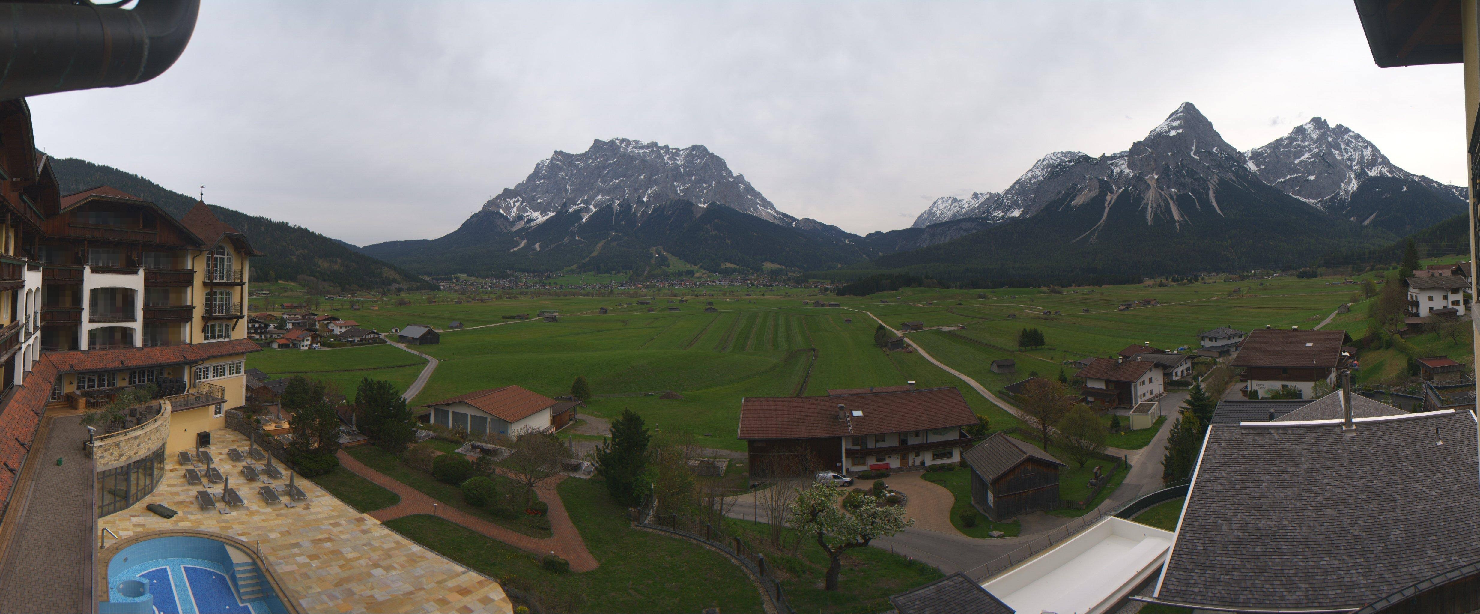 Archiv Foto Webcam Panoramablick Zugspitze