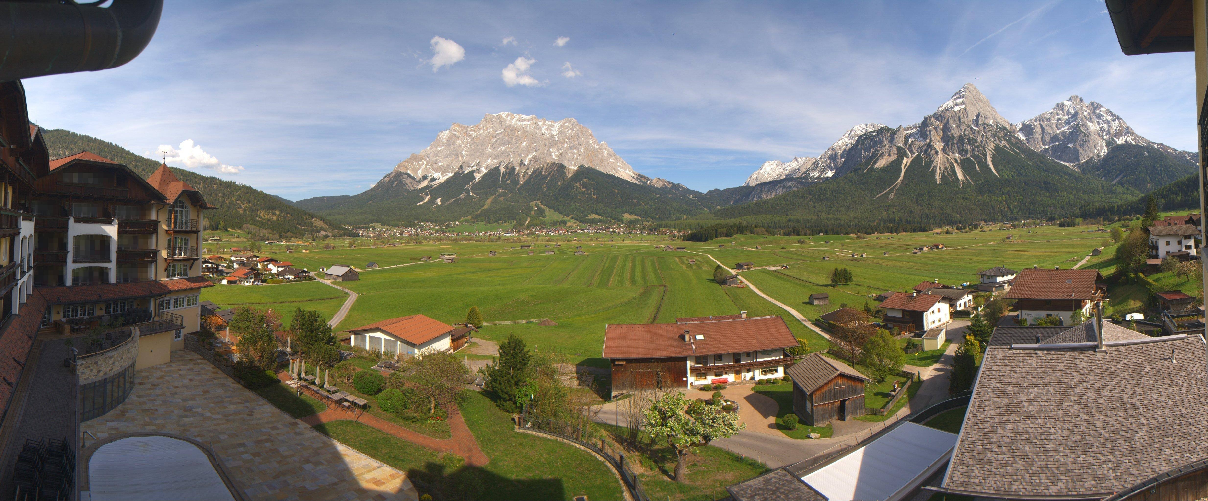 Archiv Foto Webcam Panoramablick Zugspitze