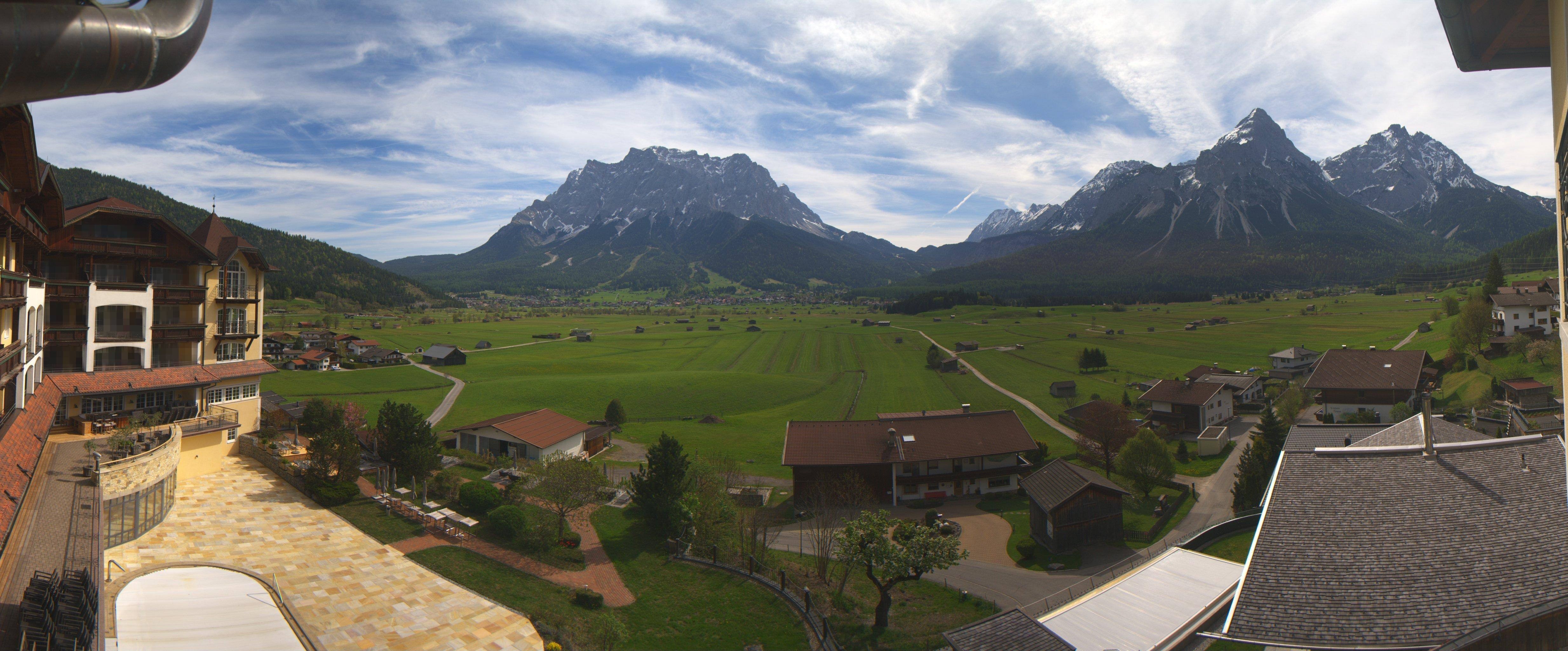 Archiv Foto Webcam Panoramablick Zugspitze