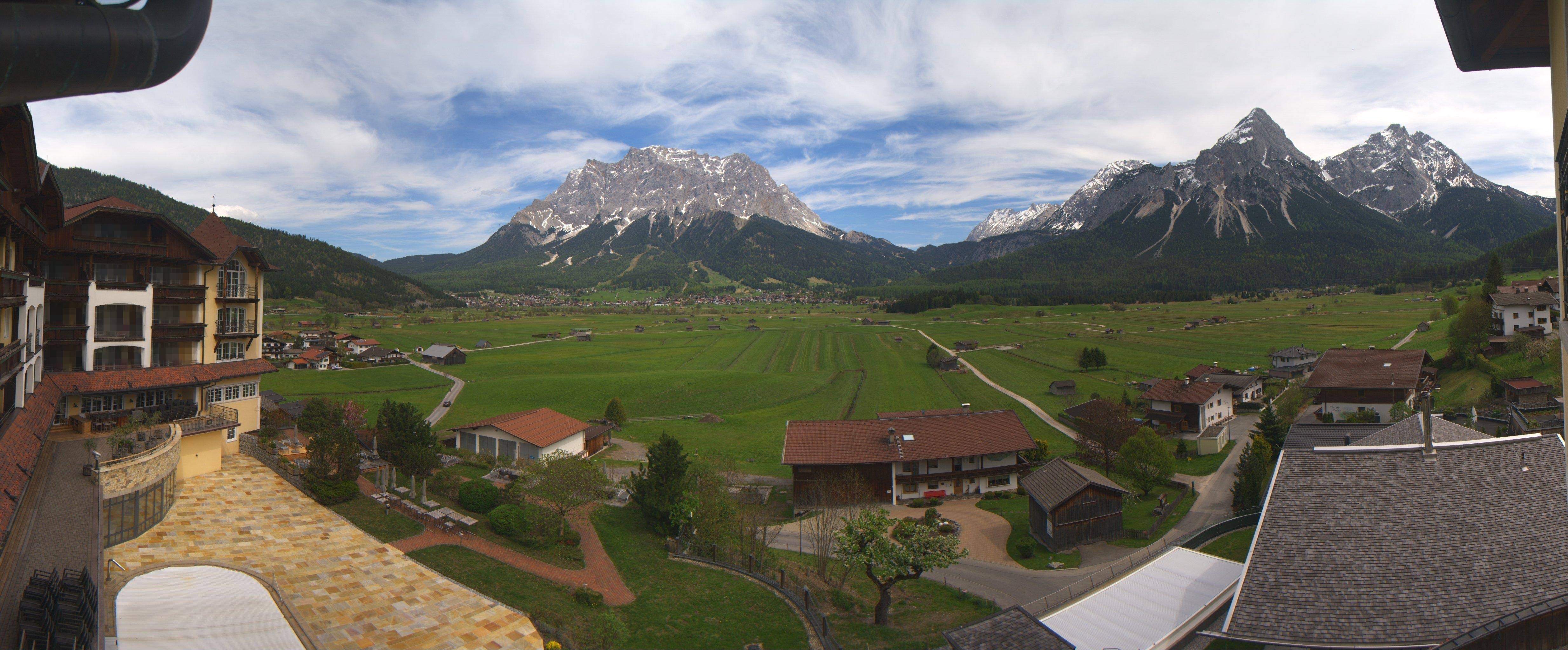 Archiv Foto Webcam Panoramablick Zugspitze