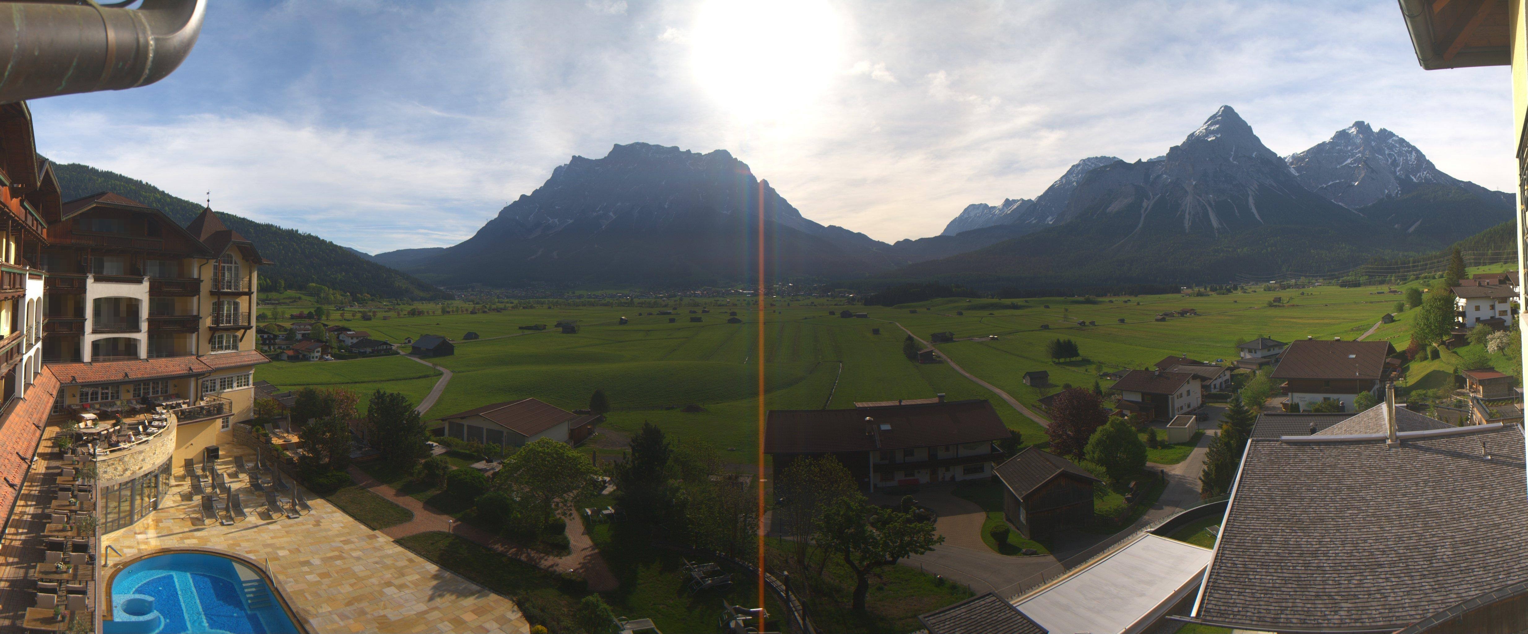 Archiv Foto Webcam Panoramablick Zugspitze