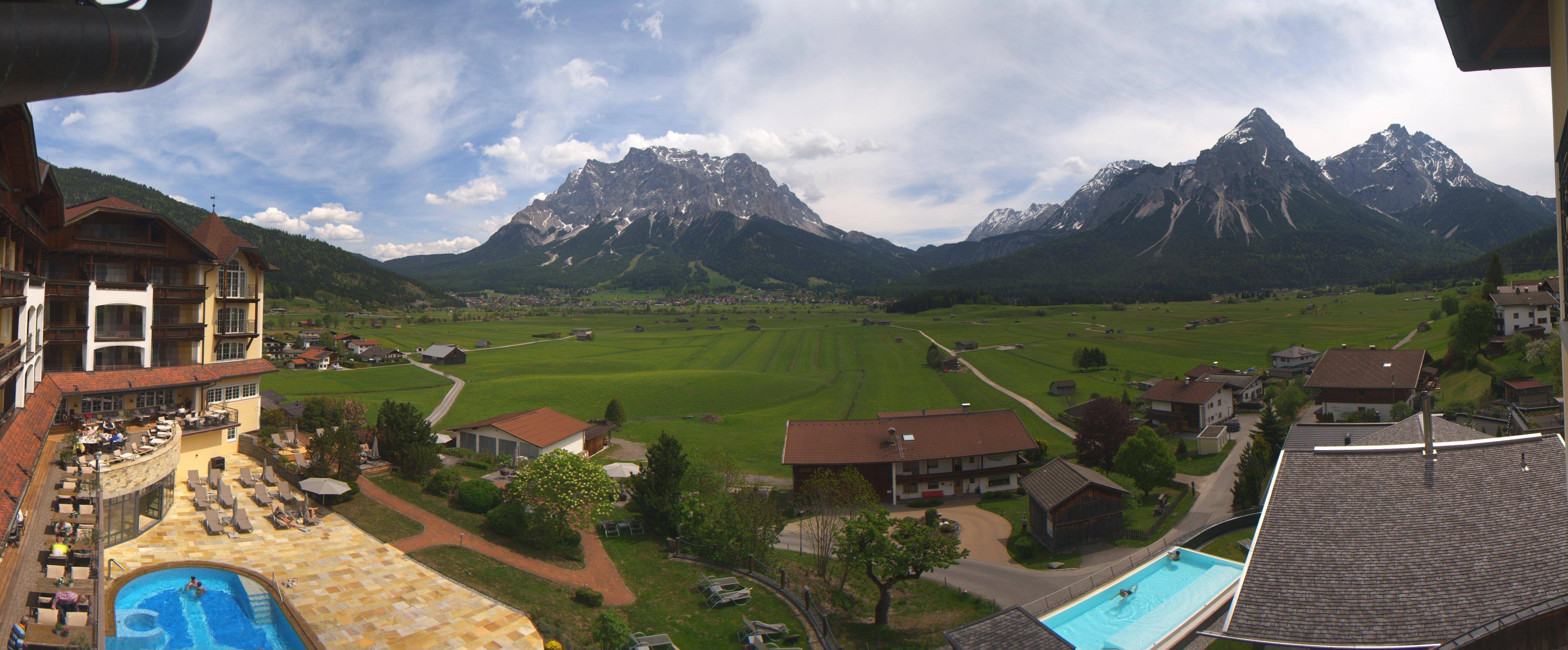 Archiv Foto Webcam Panoramablick Zugspitze