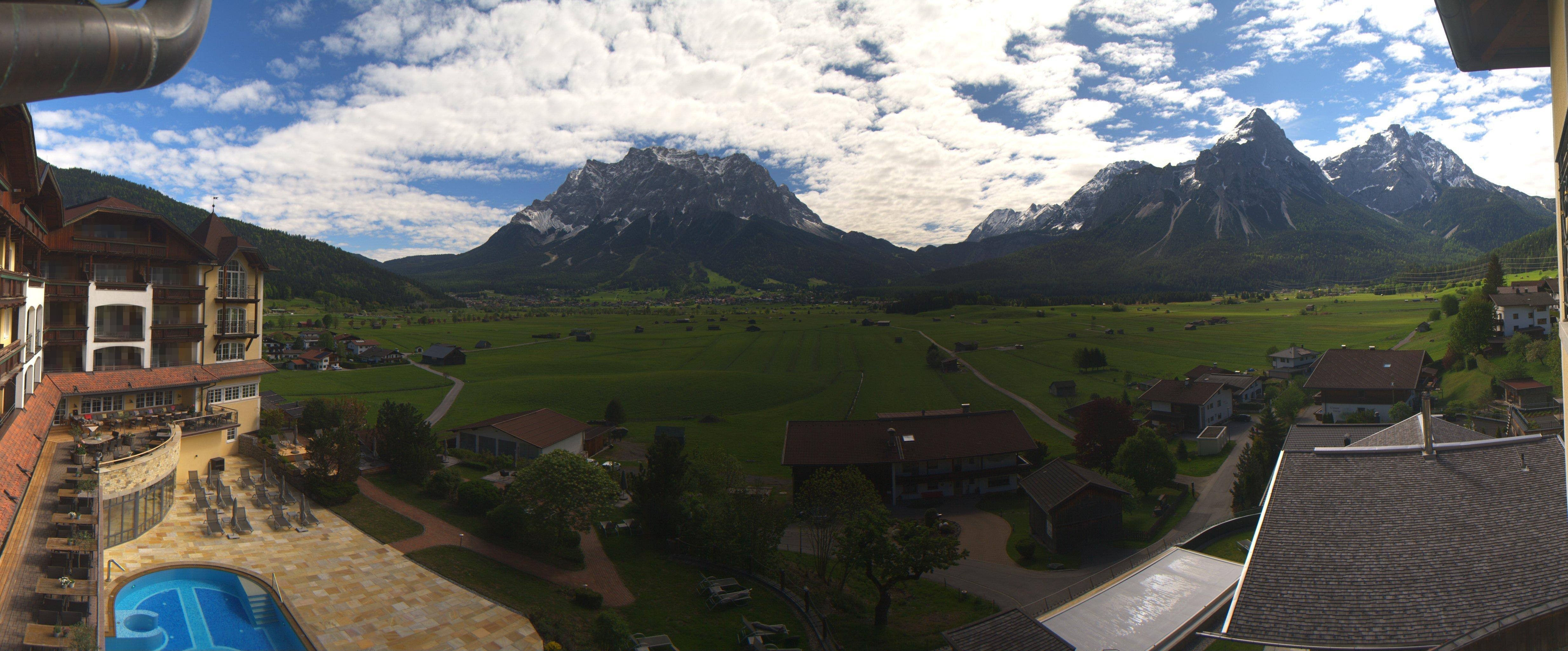 Archiv Foto Webcam Panoramablick Zugspitze