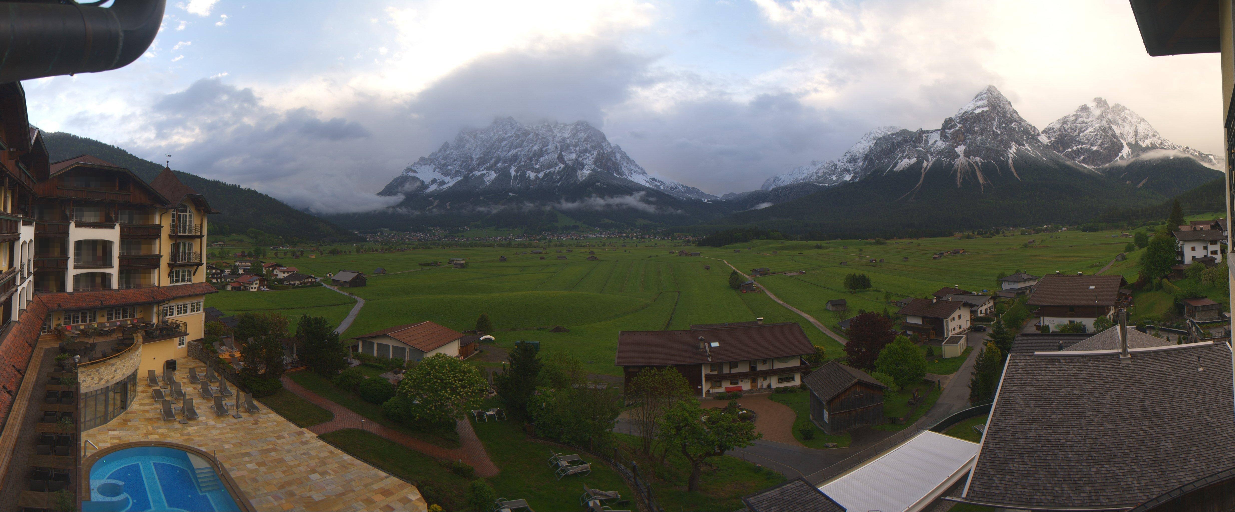 Archiv Foto Webcam Panoramablick Zugspitze