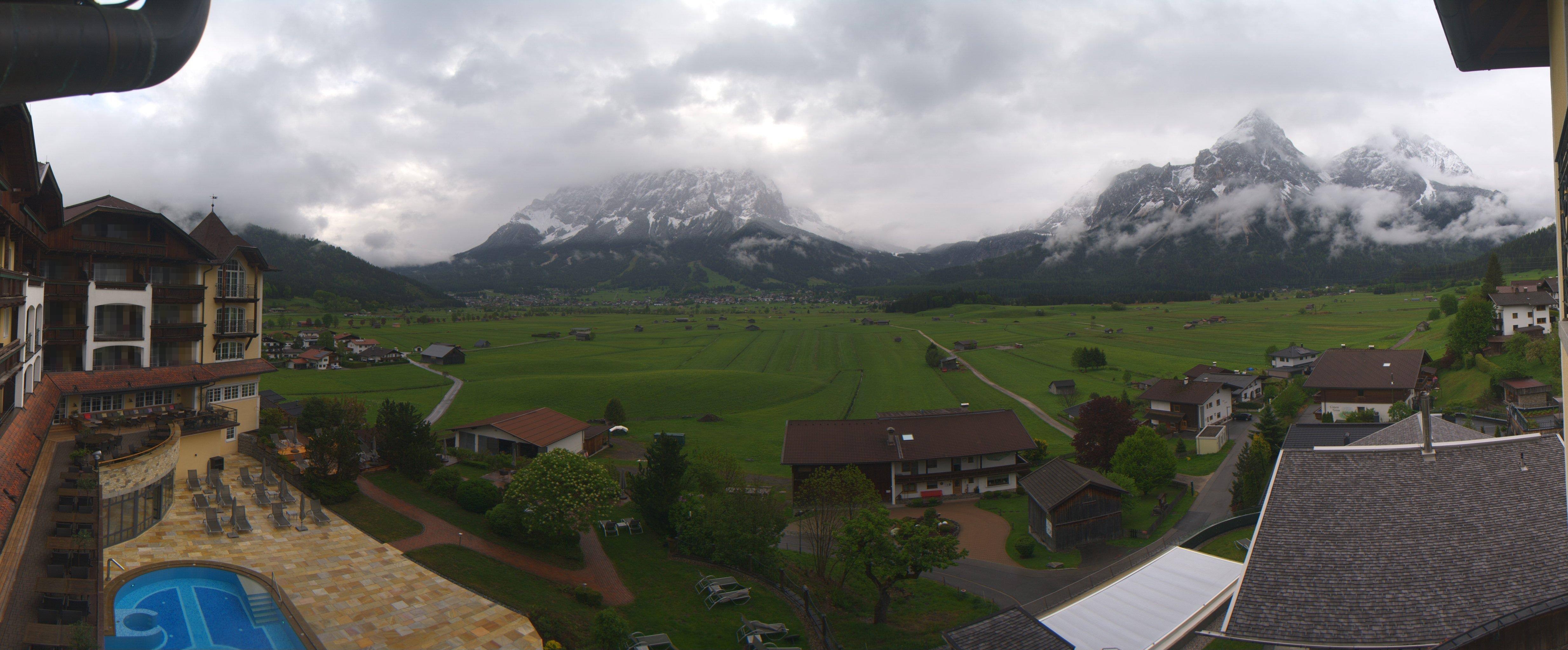 Archiv Foto Webcam Panoramablick Zugspitze