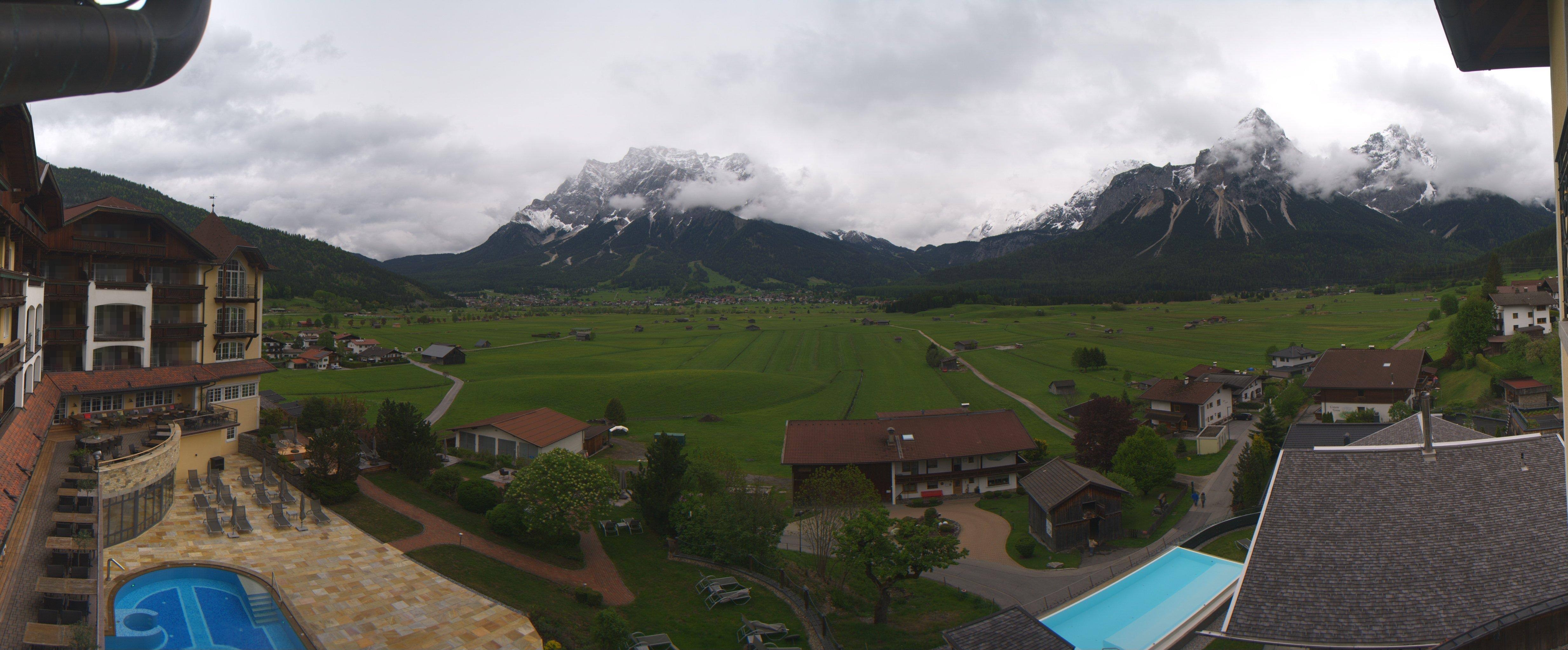 Archiv Foto Webcam Panoramablick Zugspitze