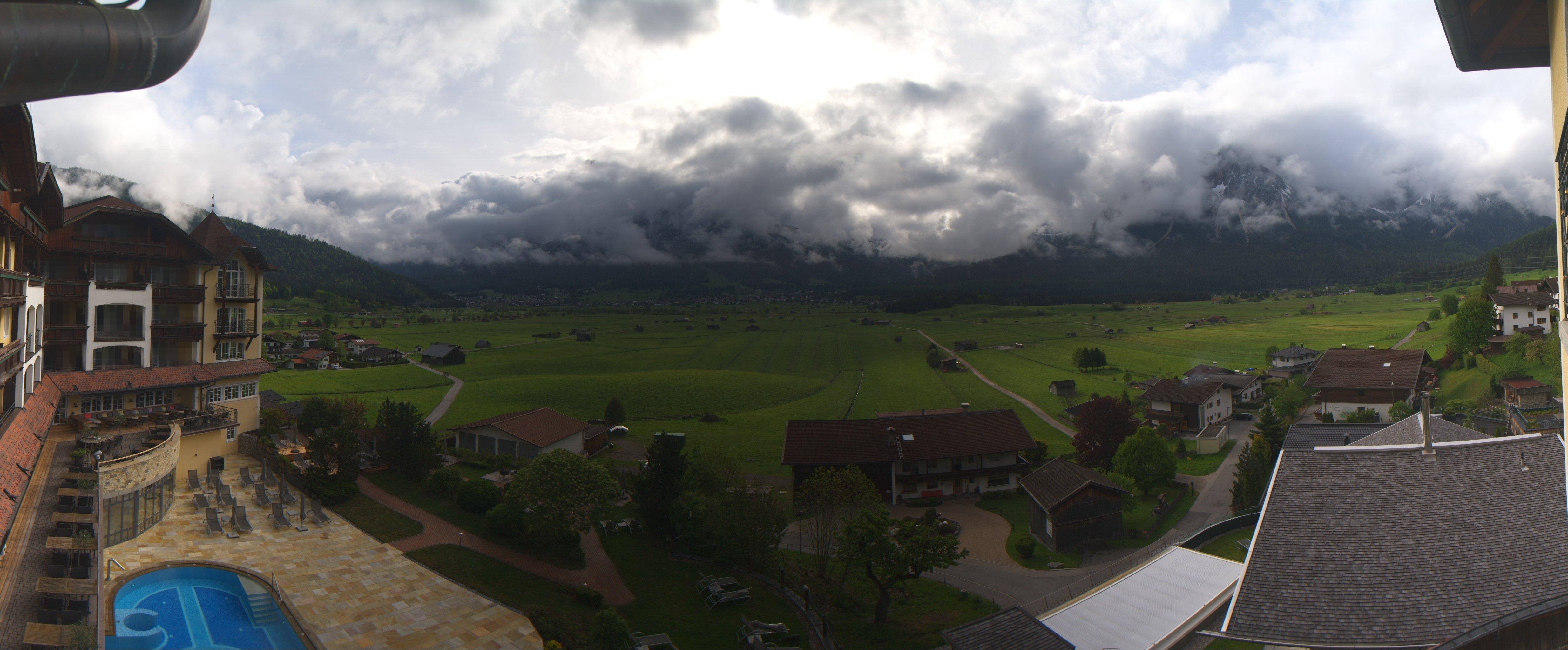 Archiv Foto Webcam Panoramablick Zugspitze