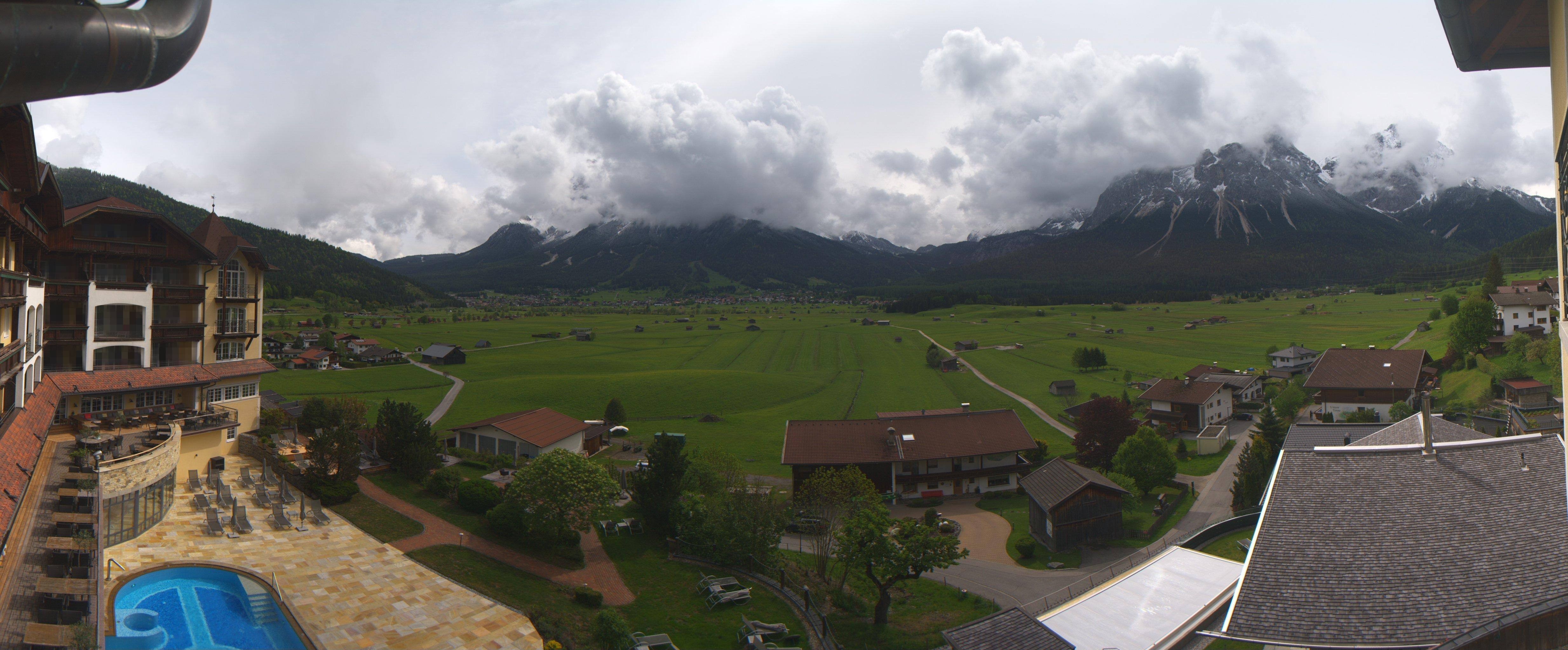 Archiv Foto Webcam Panoramablick Zugspitze