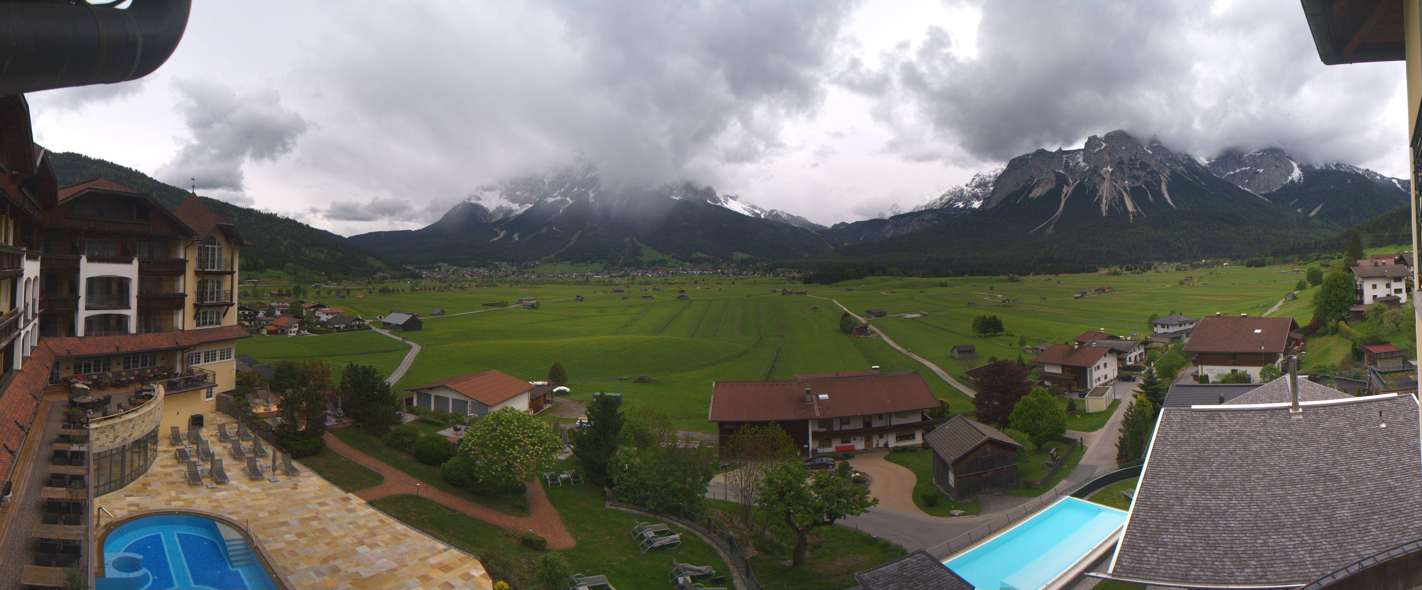 Archiv Foto Webcam Panoramablick Zugspitze