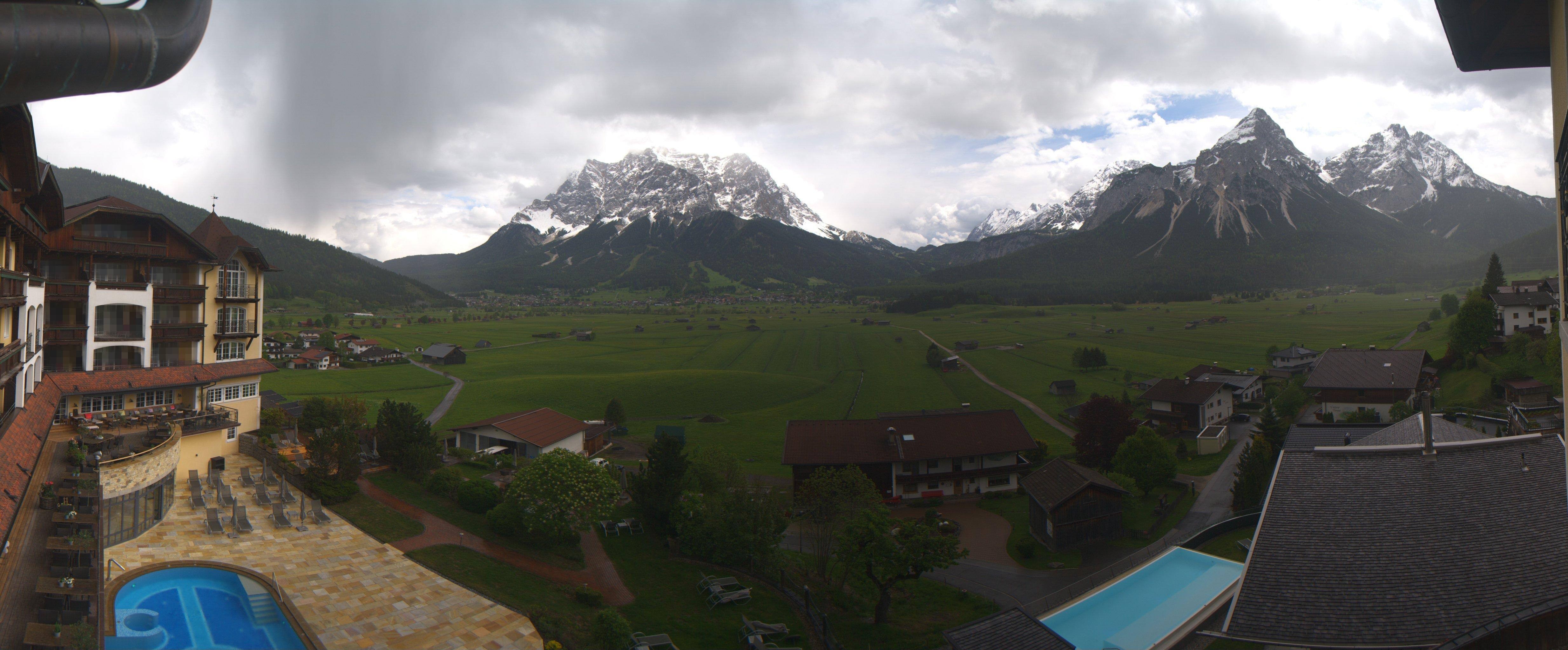Archiv Foto Webcam Panoramablick Zugspitze