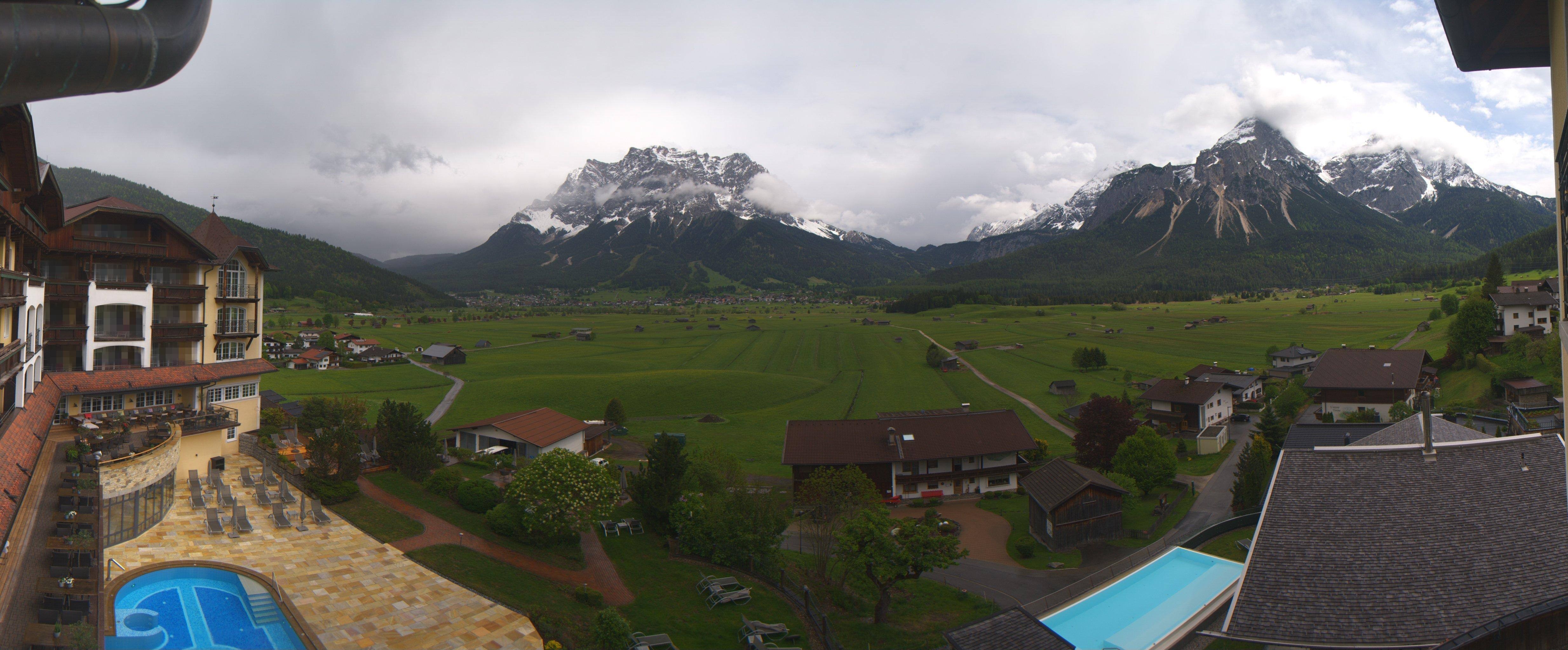 Archiv Foto Webcam Panoramablick Zugspitze
