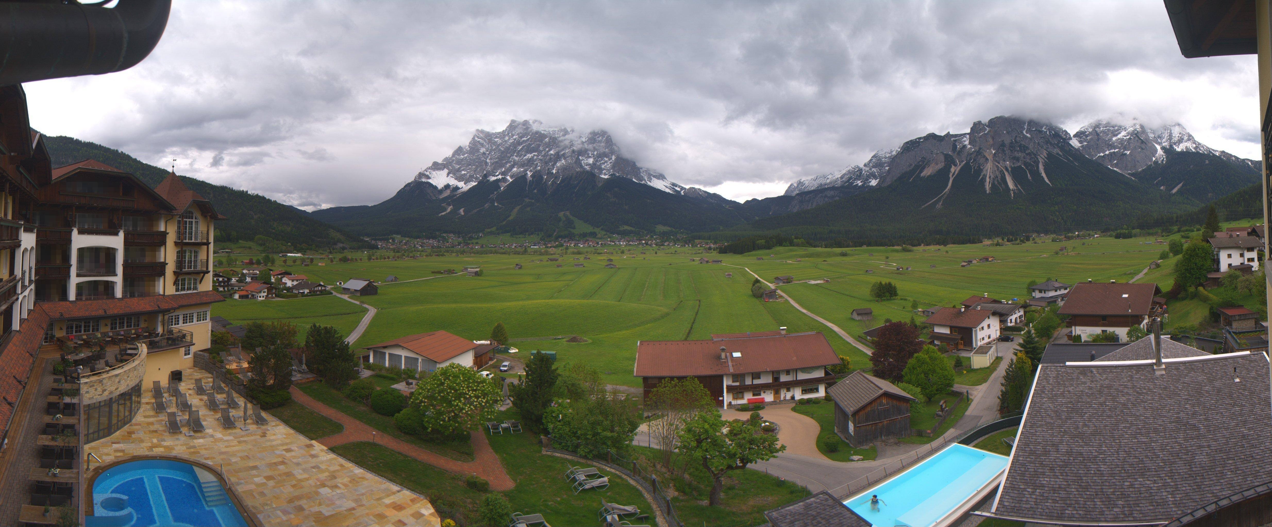 Archiv Foto Webcam Panoramablick Zugspitze