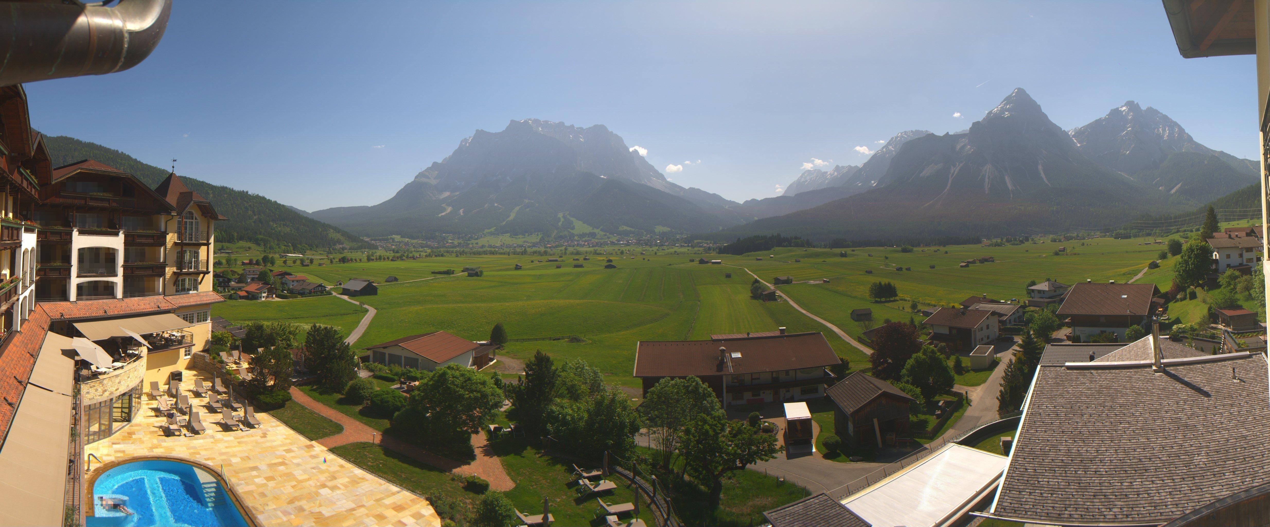 Archiv Foto Webcam Panoramablick Zugspitze