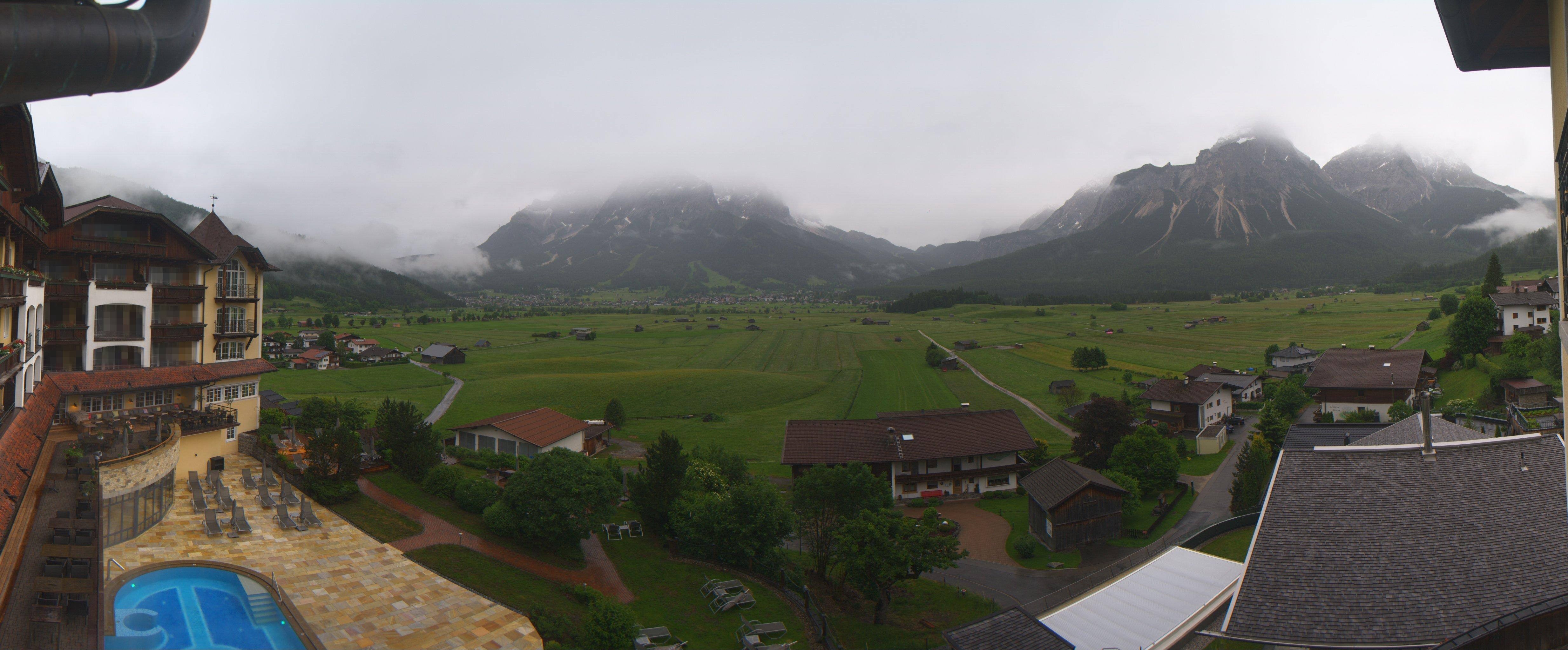 Archiv Foto Webcam Panoramablick Zugspitze