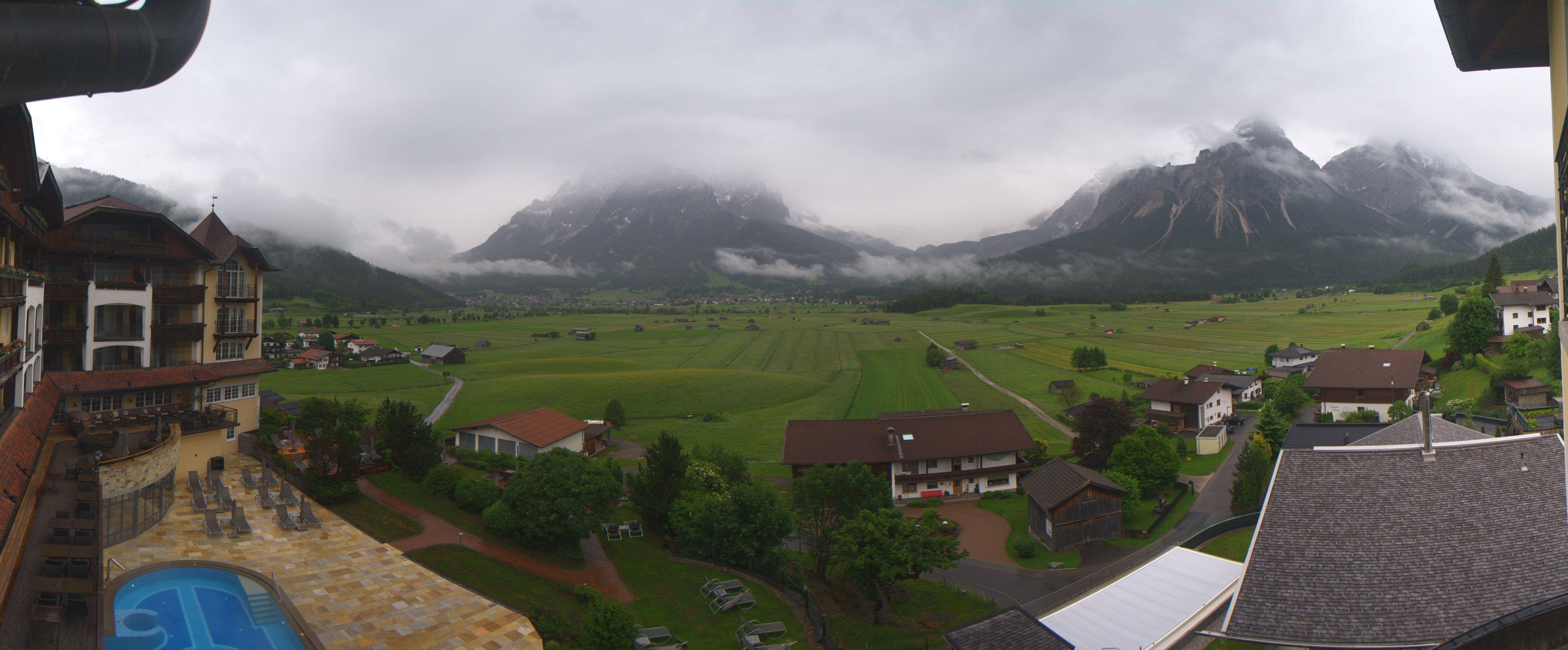 Archiv Foto Webcam Panoramablick Zugspitze