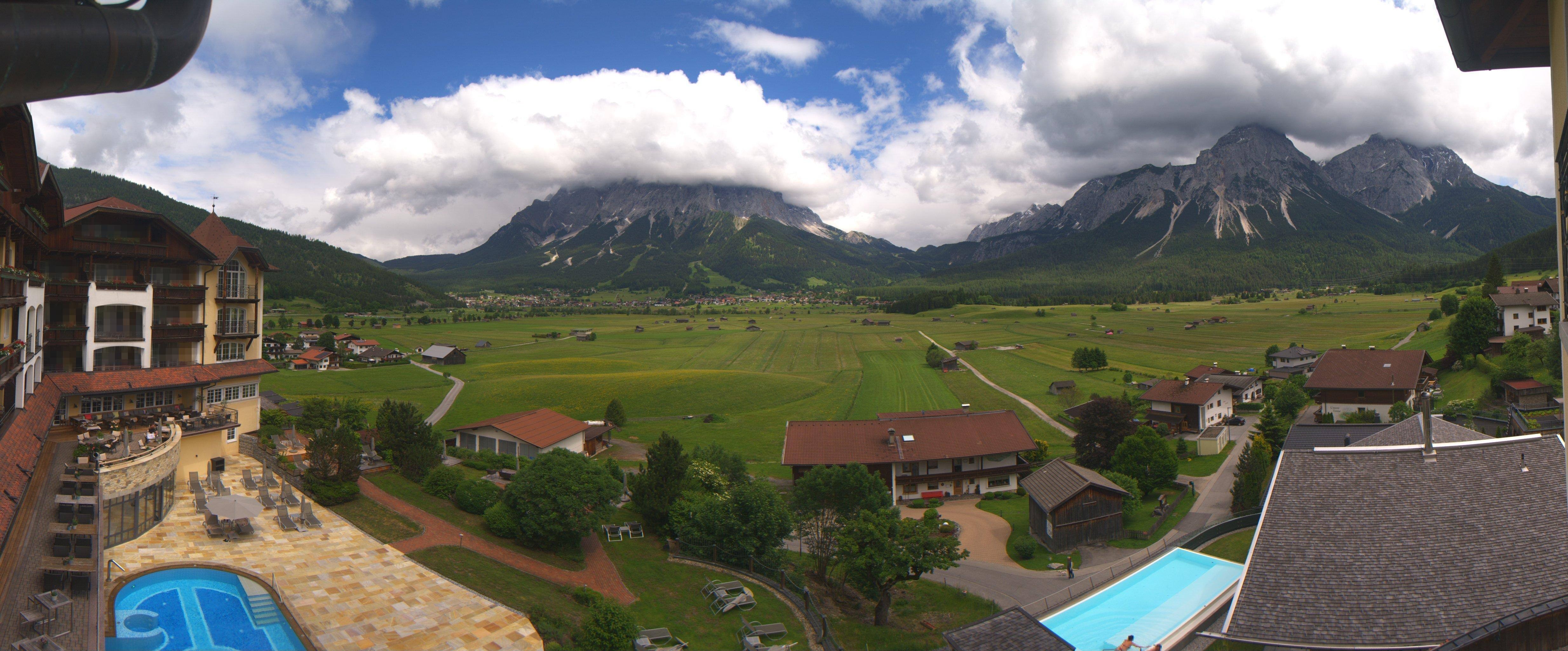 Archiv Foto Webcam Panoramablick Zugspitze