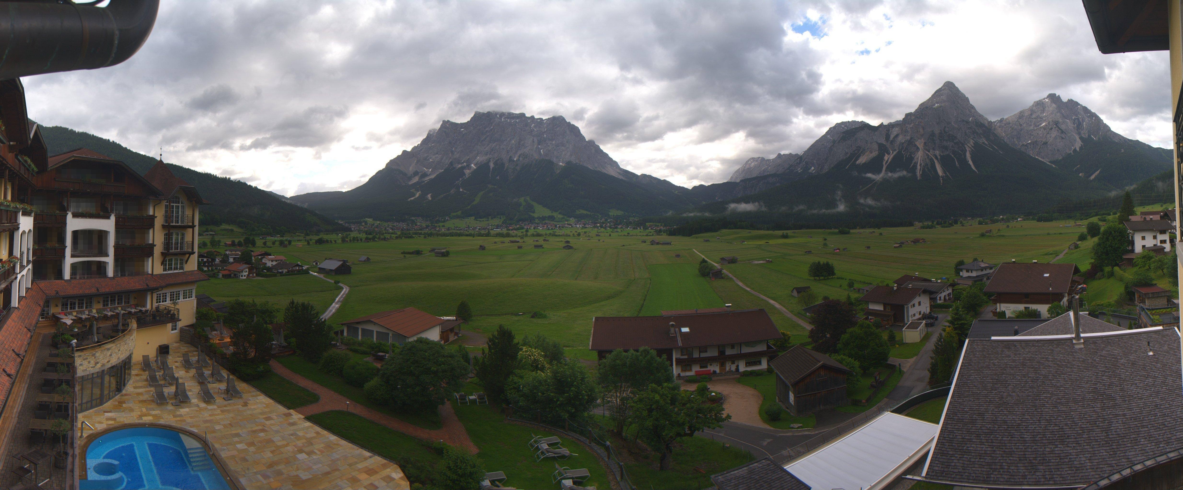 Archiv Foto Webcam Panoramablick Zugspitze