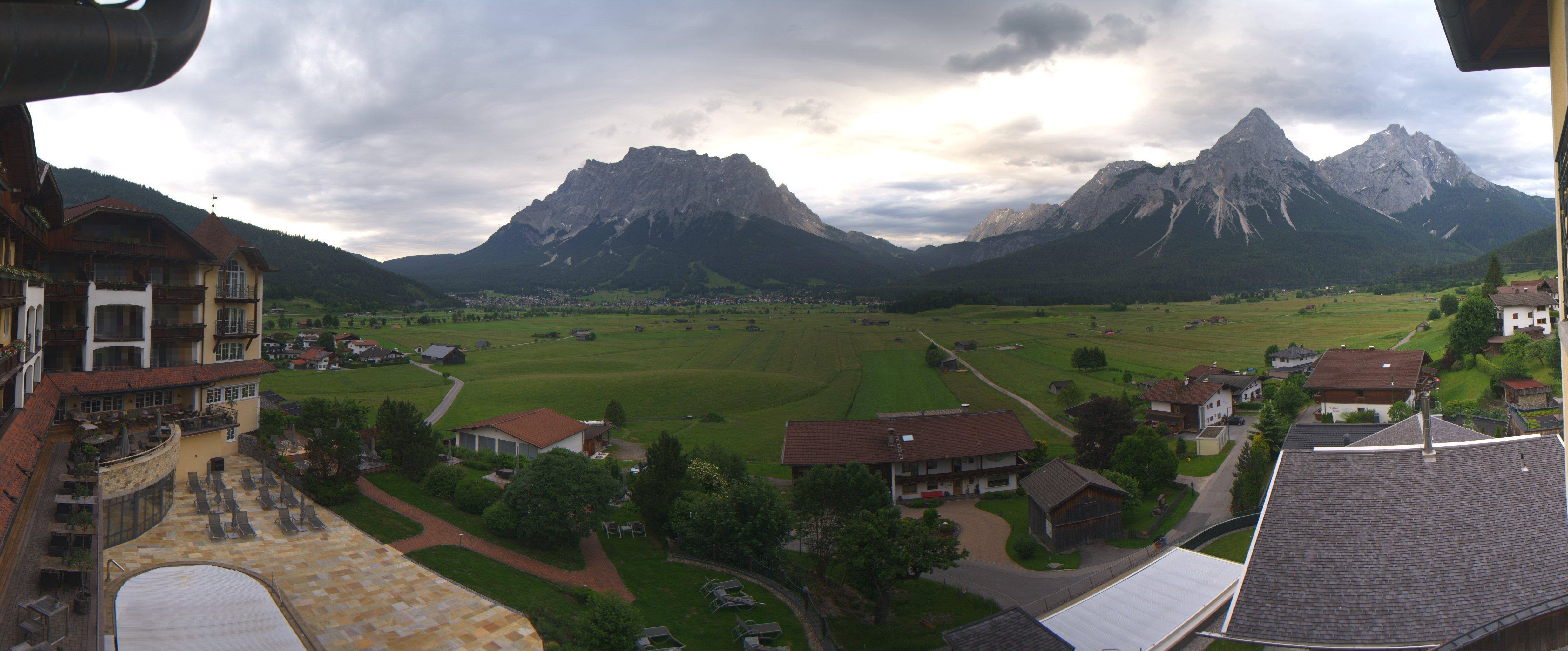 Archiv Foto Webcam Panoramablick Zugspitze