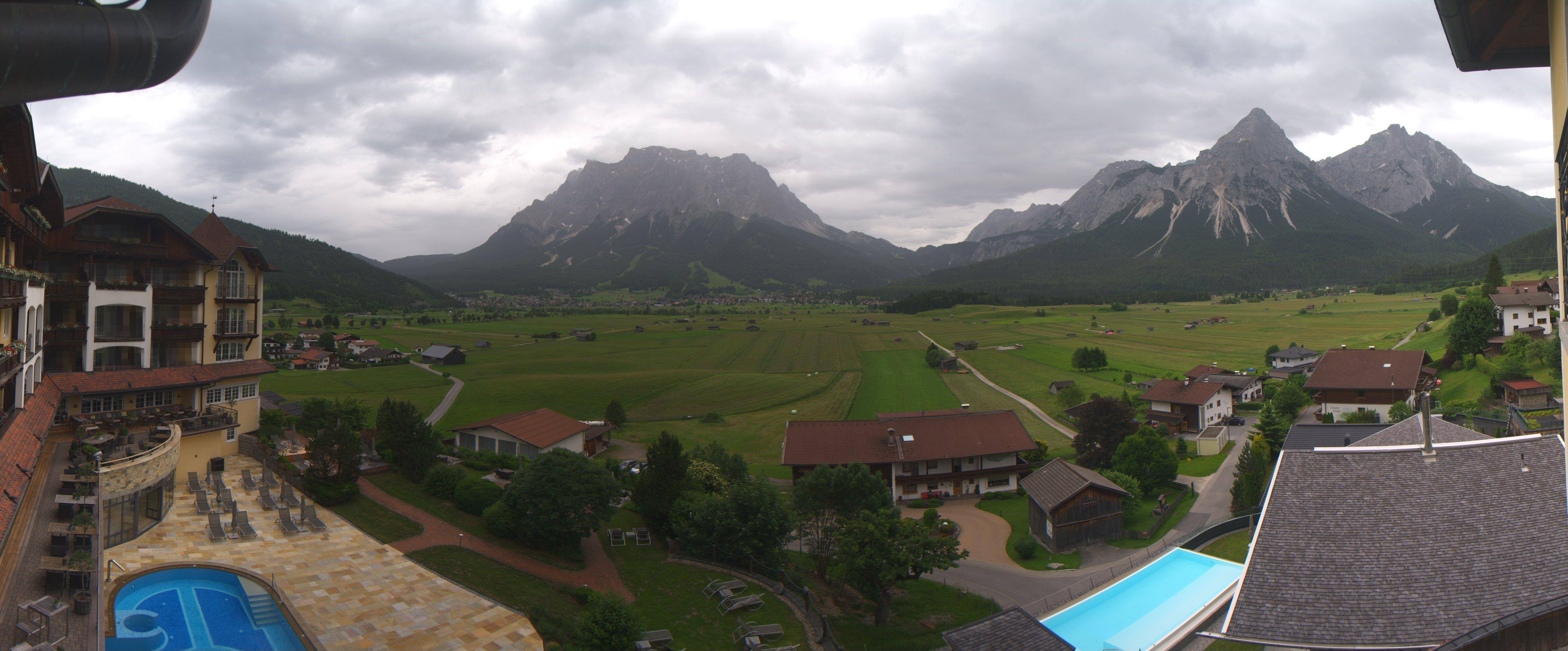Archiv Foto Webcam Panoramablick Zugspitze