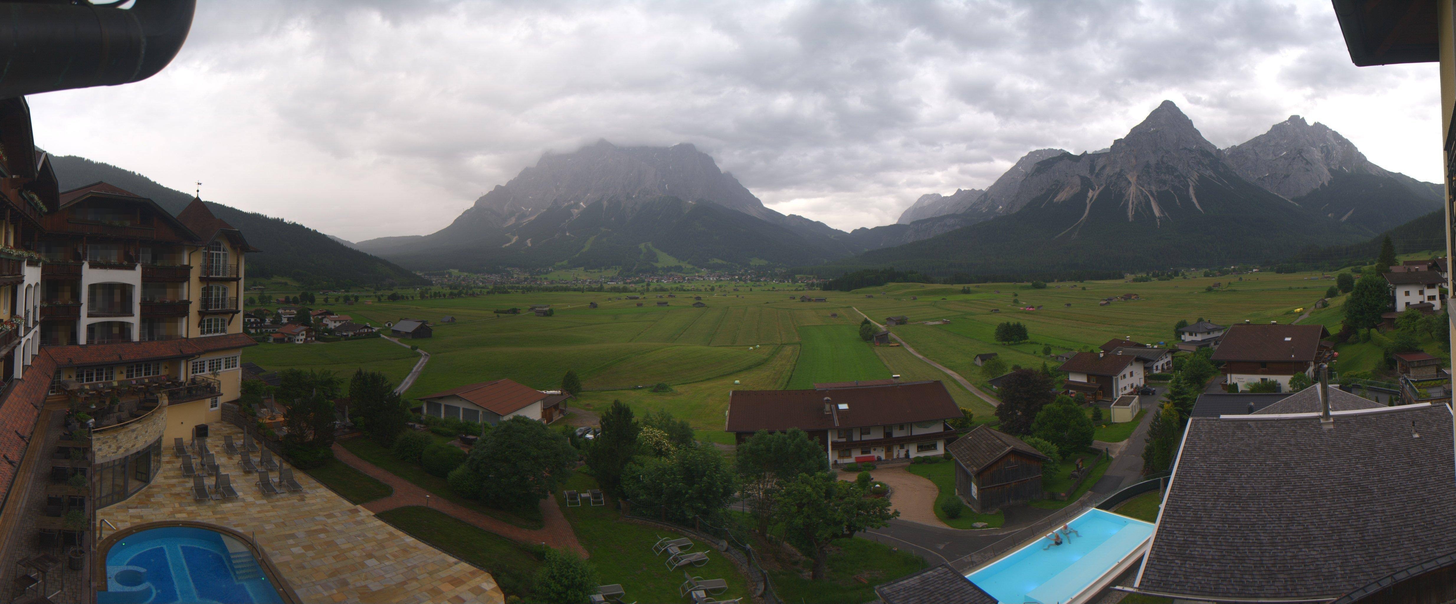 Archiv Foto Webcam Panoramablick Zugspitze