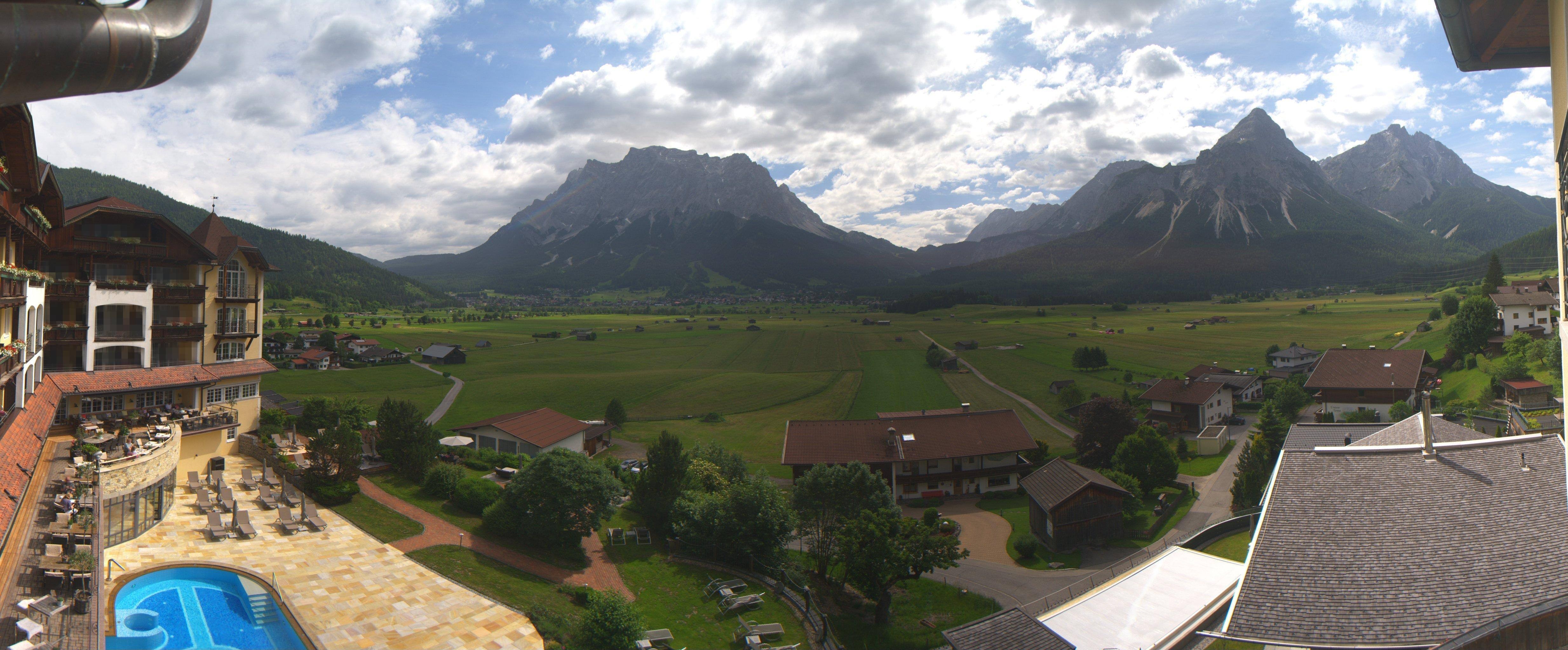 Archiv Foto Webcam Panoramablick Zugspitze