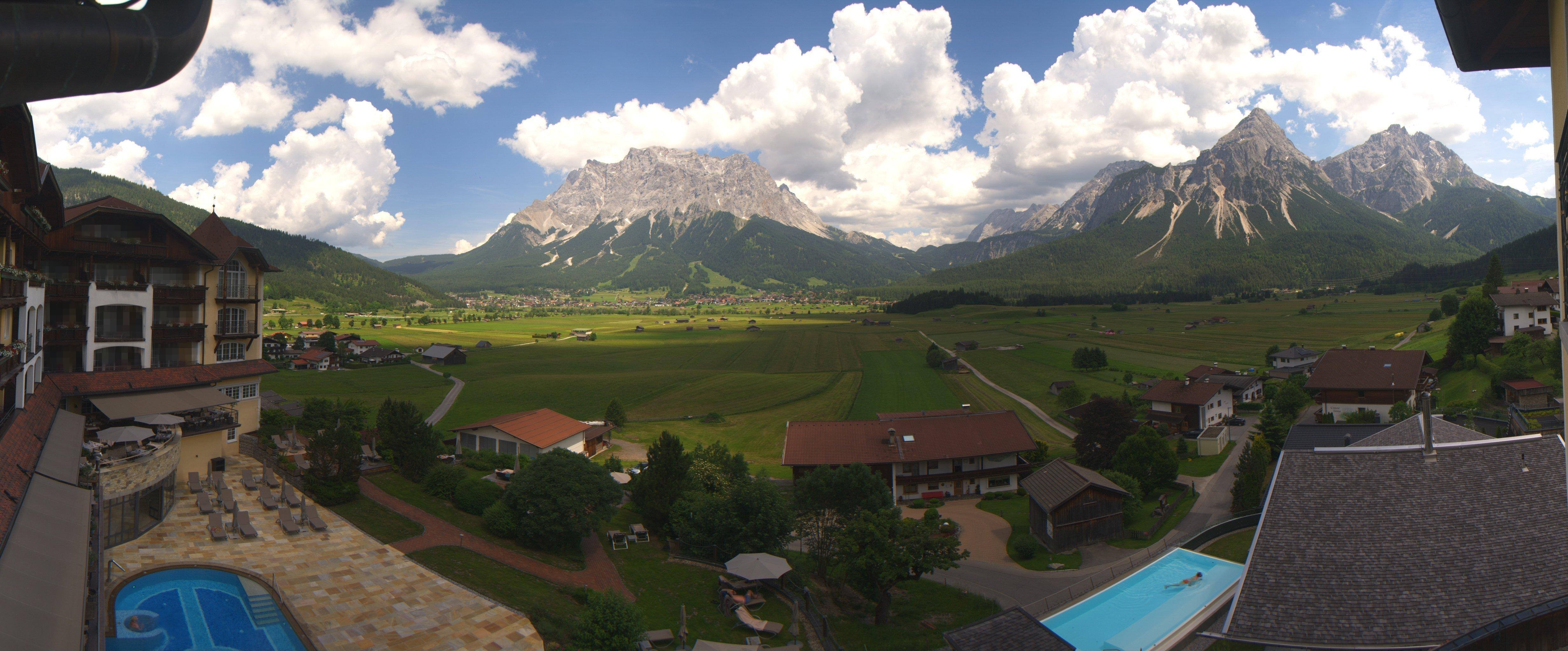 Archiv Foto Webcam Panoramablick Zugspitze