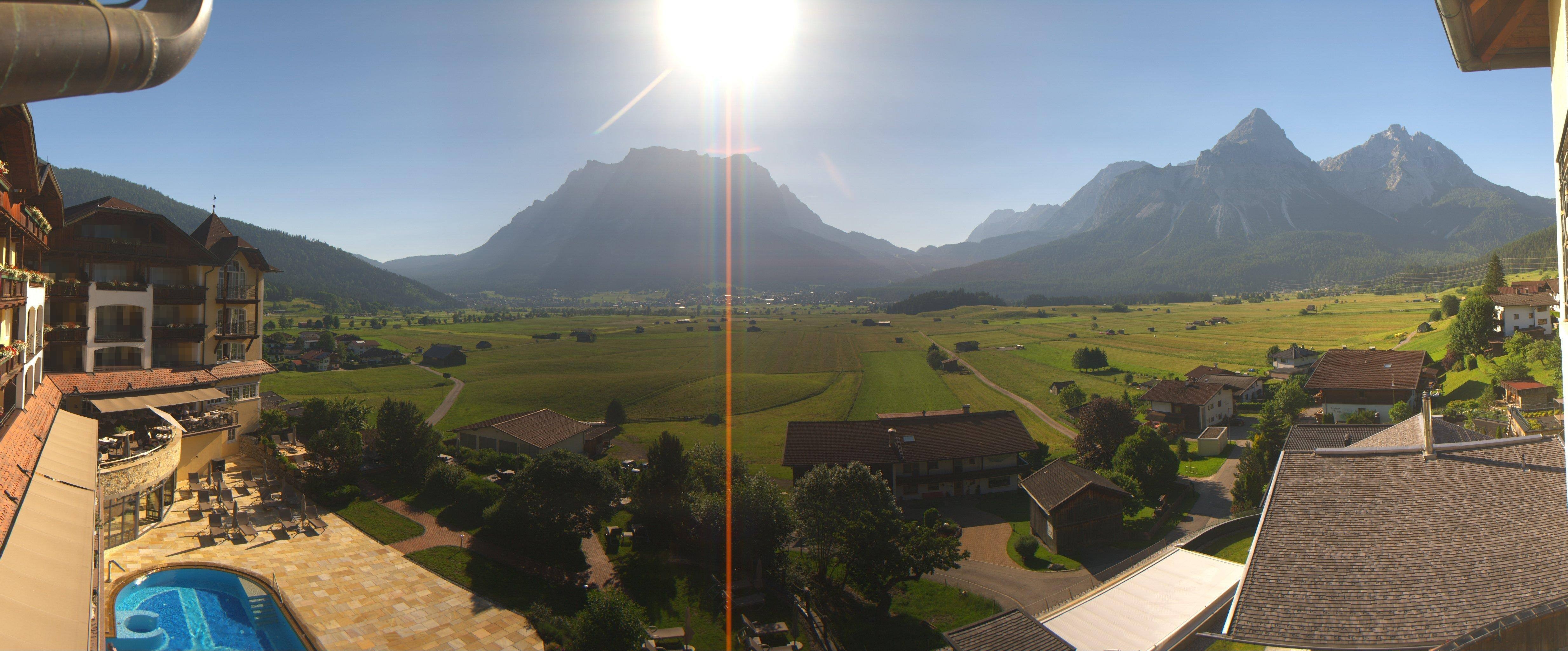 Archiv Foto Webcam Panoramablick Zugspitze