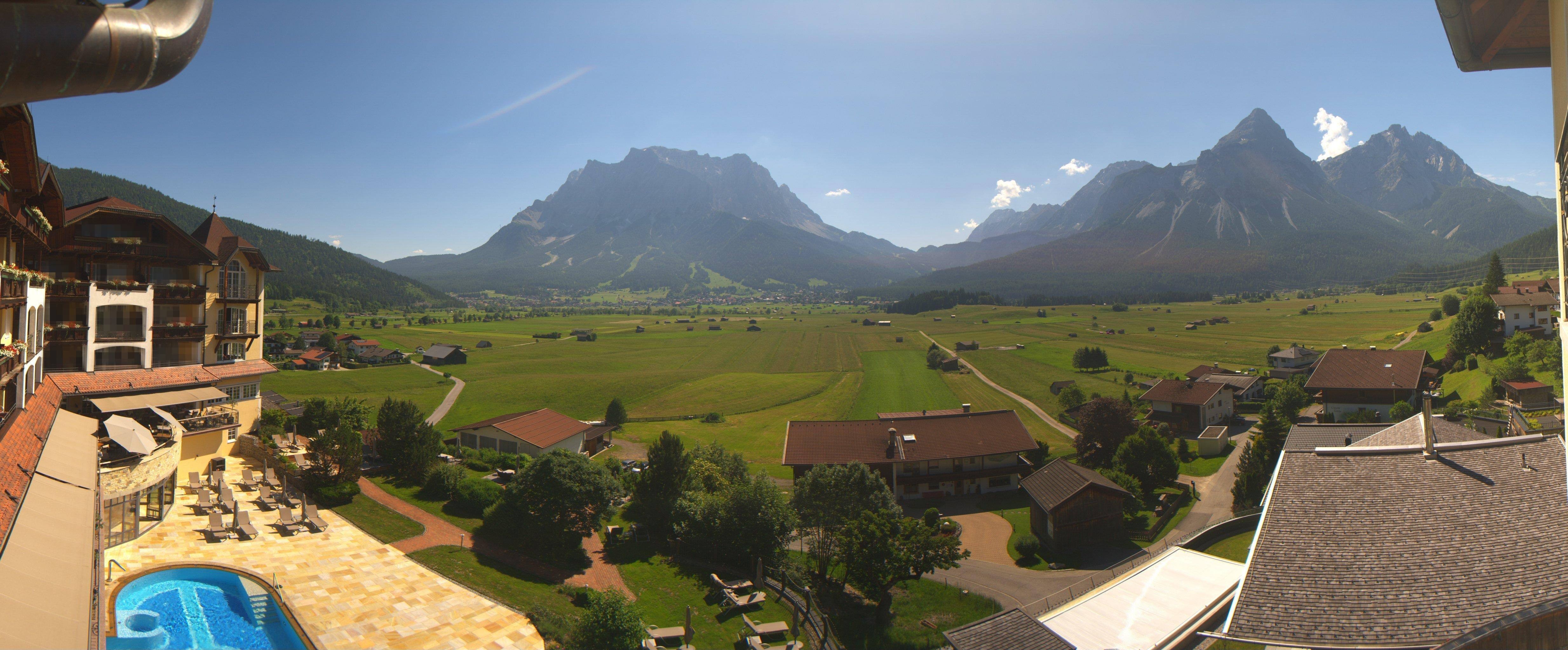Archiv Foto Webcam Panoramablick Zugspitze