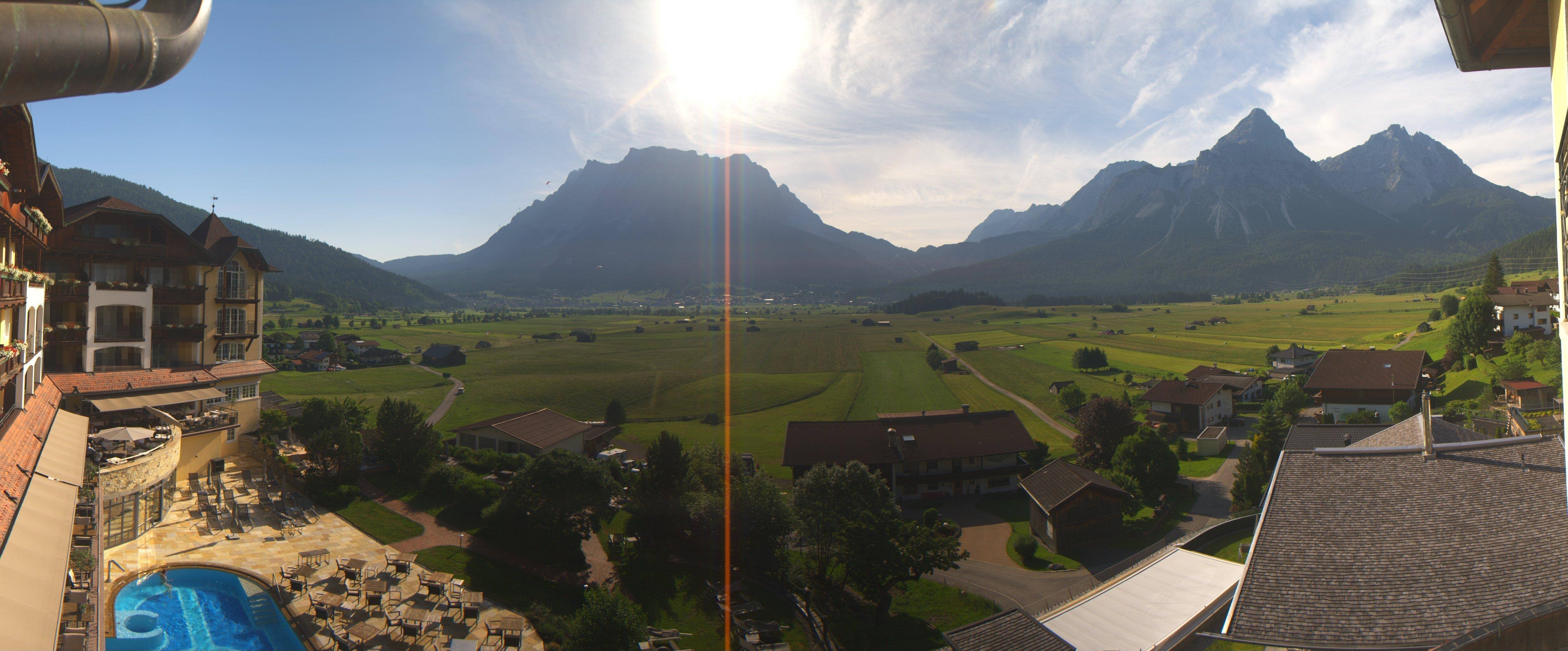 Archiv Foto Webcam Panoramablick Zugspitze
