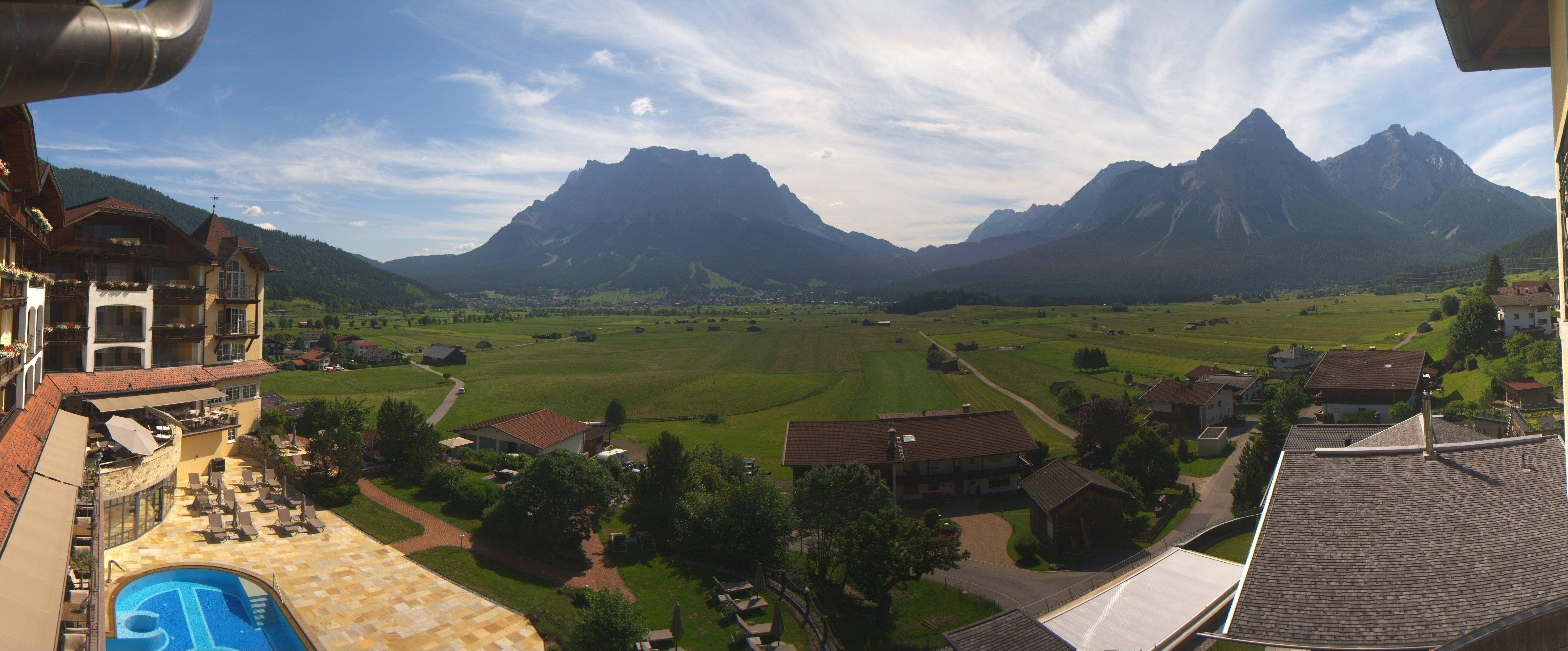 Archiv Foto Webcam Panoramablick Zugspitze