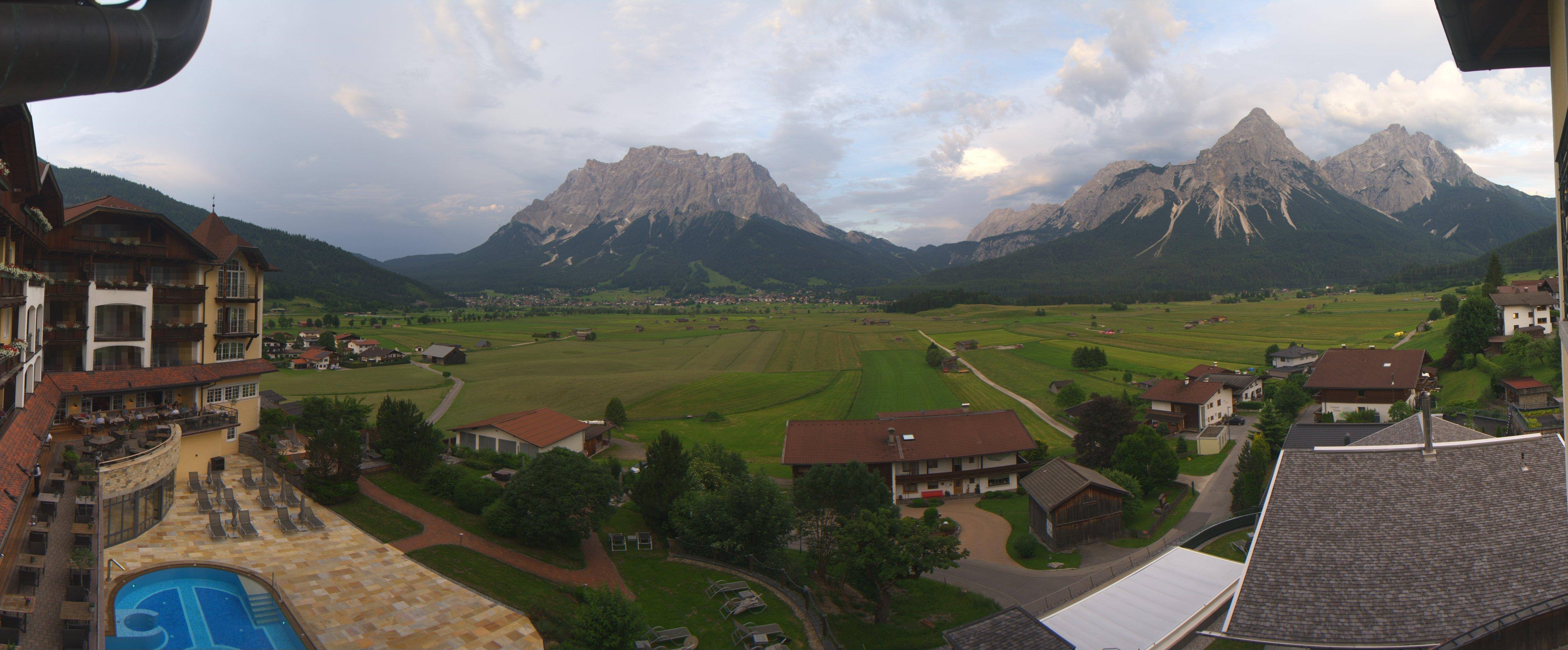 Archiv Foto Webcam Panoramablick Zugspitze