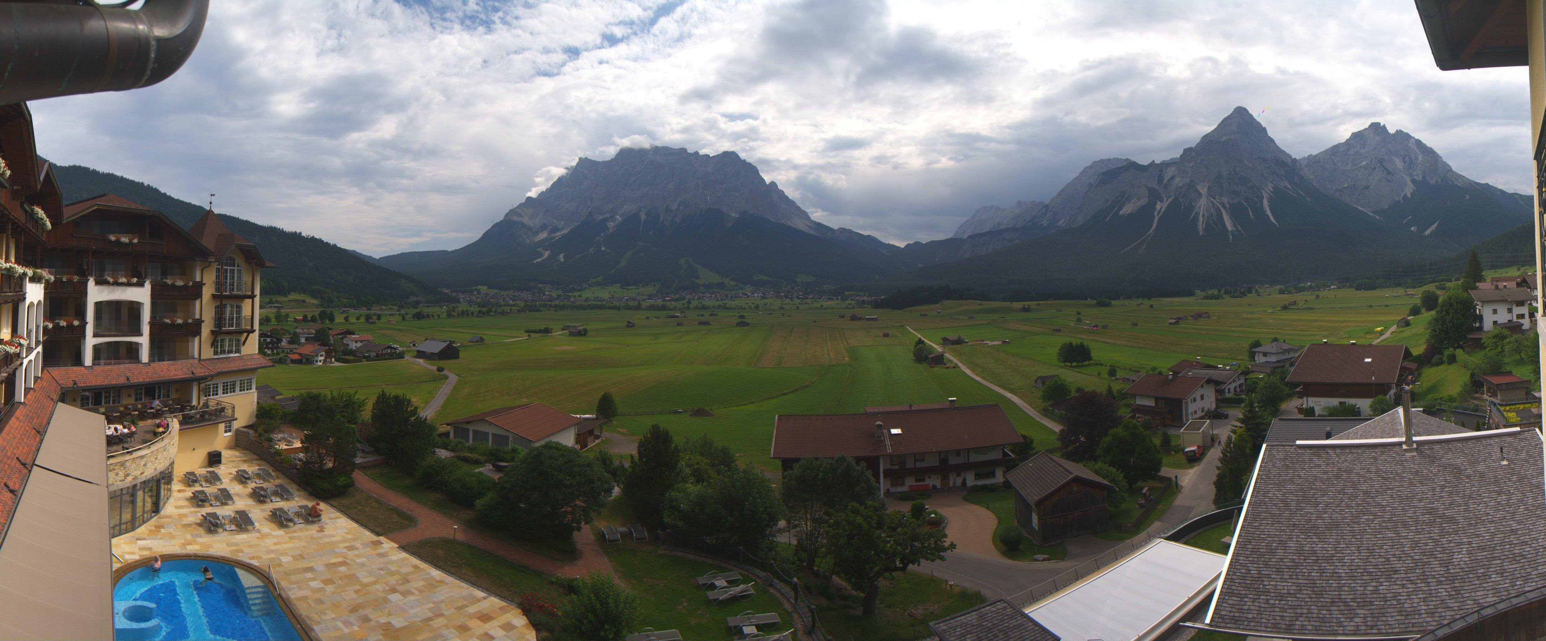 Archiv Foto Webcam Panoramablick Zugspitze