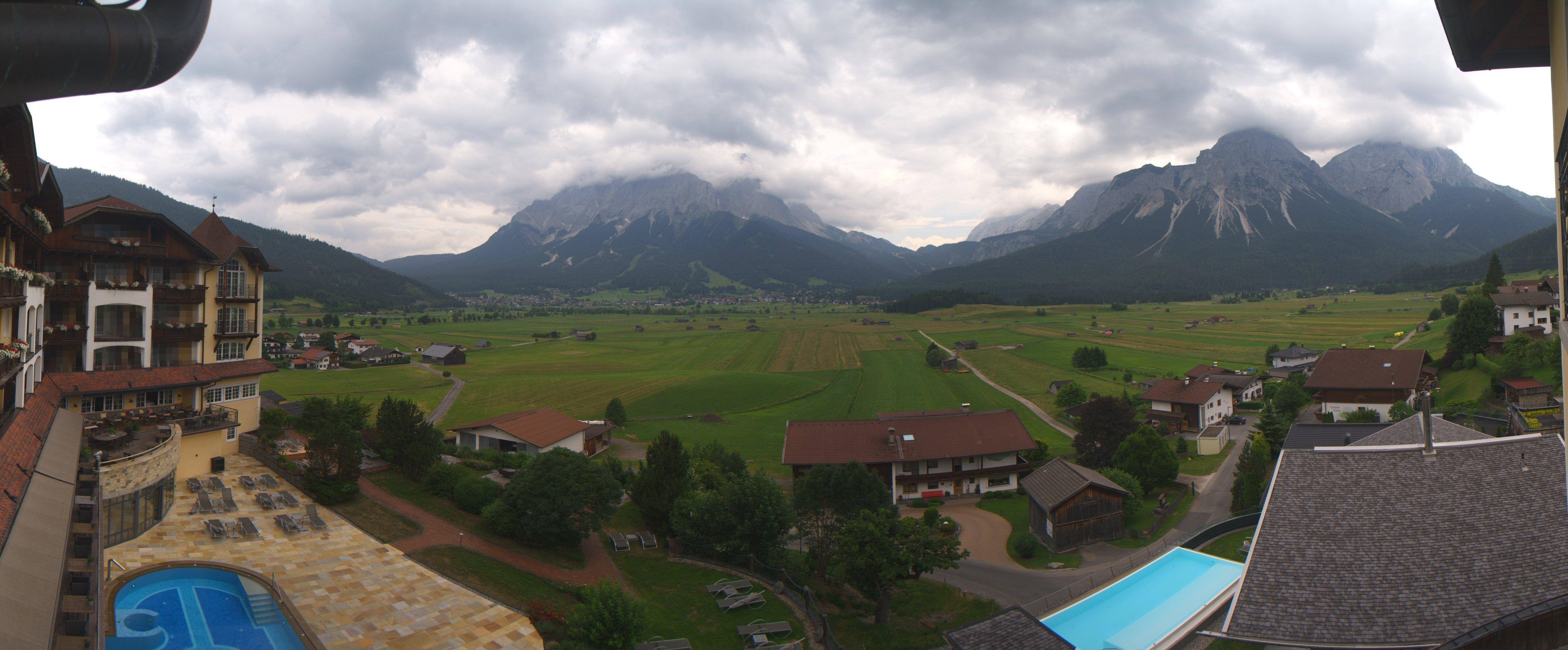 Archiv Foto Webcam Panoramablick Zugspitze