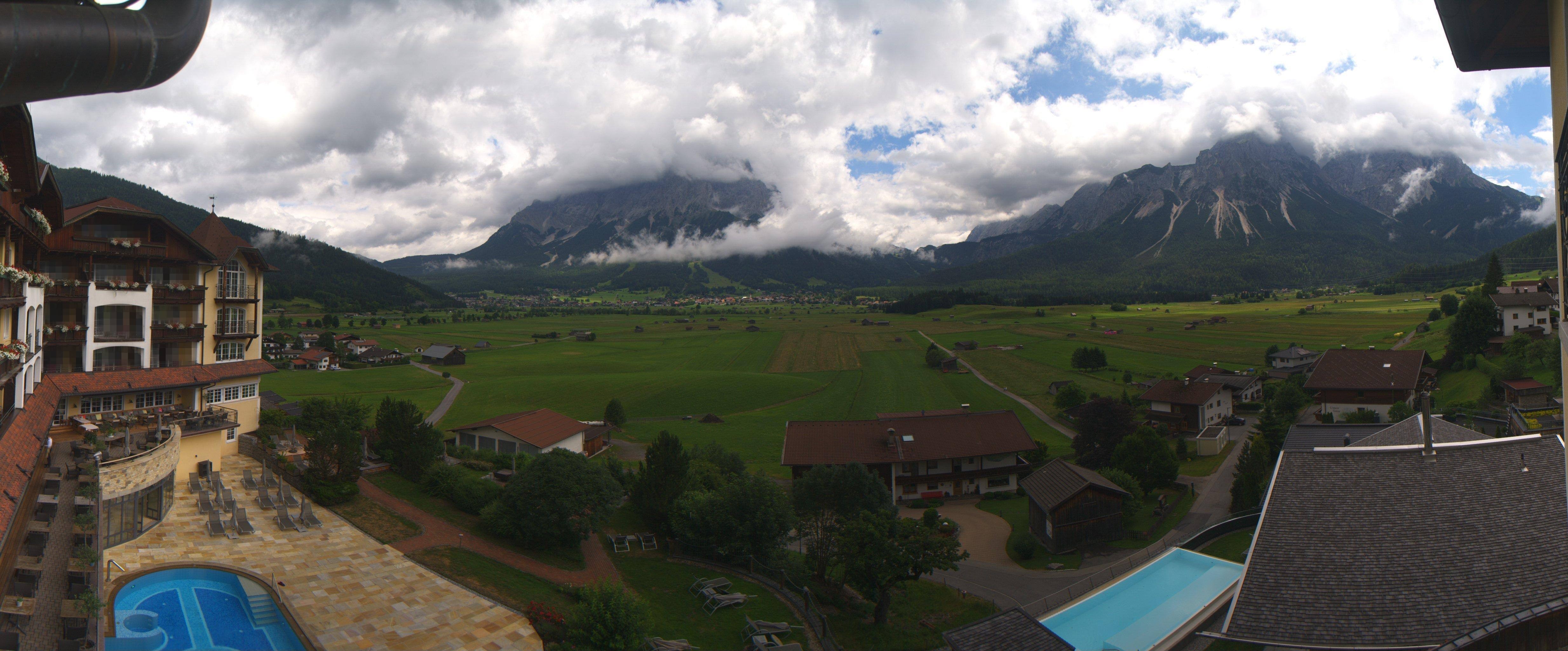 Archiv Foto Webcam Panoramablick Zugspitze