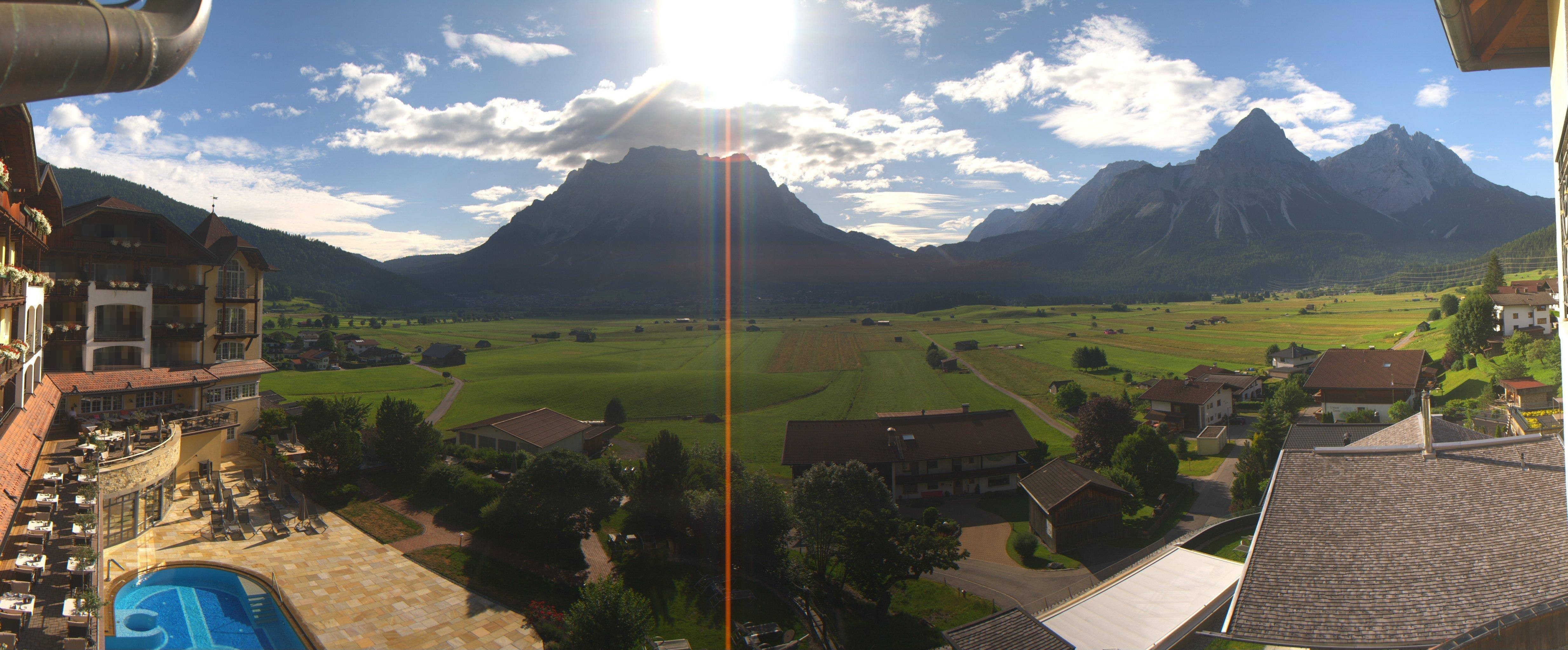 Archiv Foto Webcam Panoramablick Zugspitze