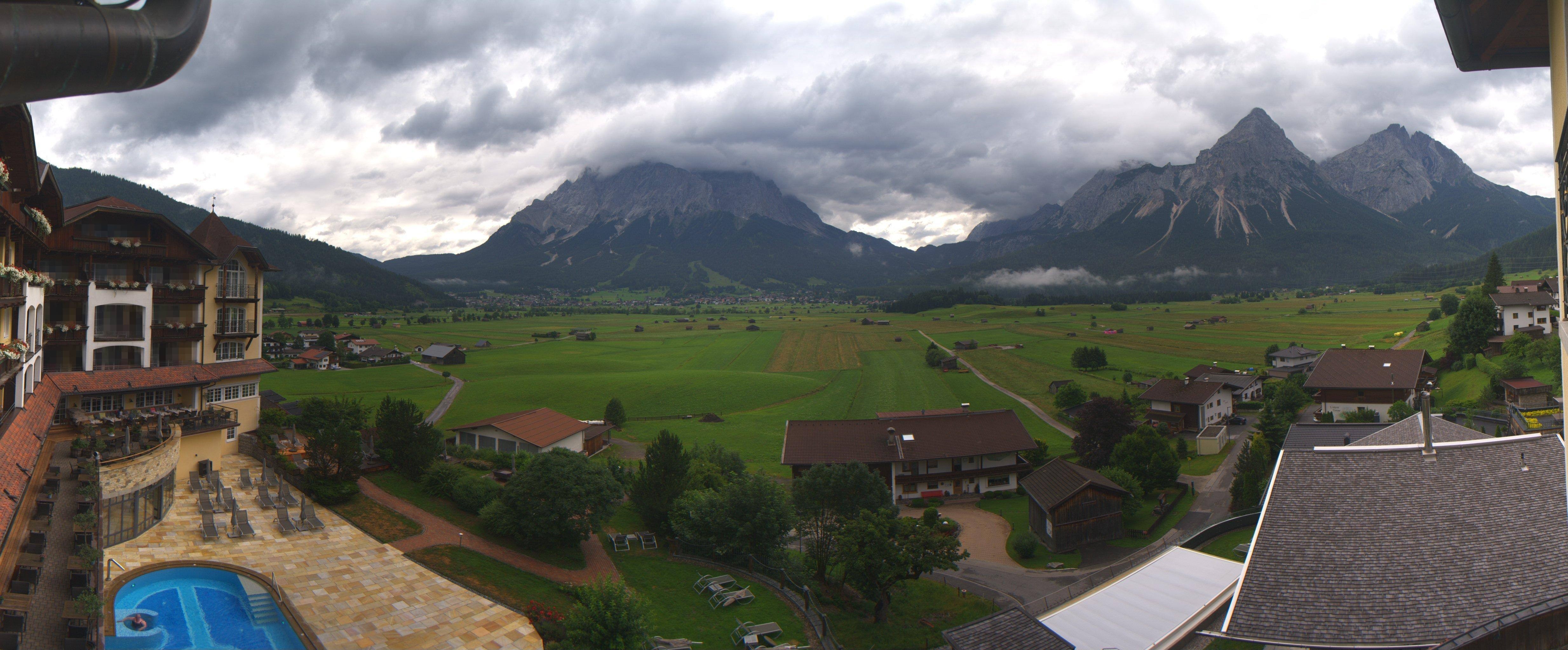 Archiv Foto Webcam Panoramablick Zugspitze