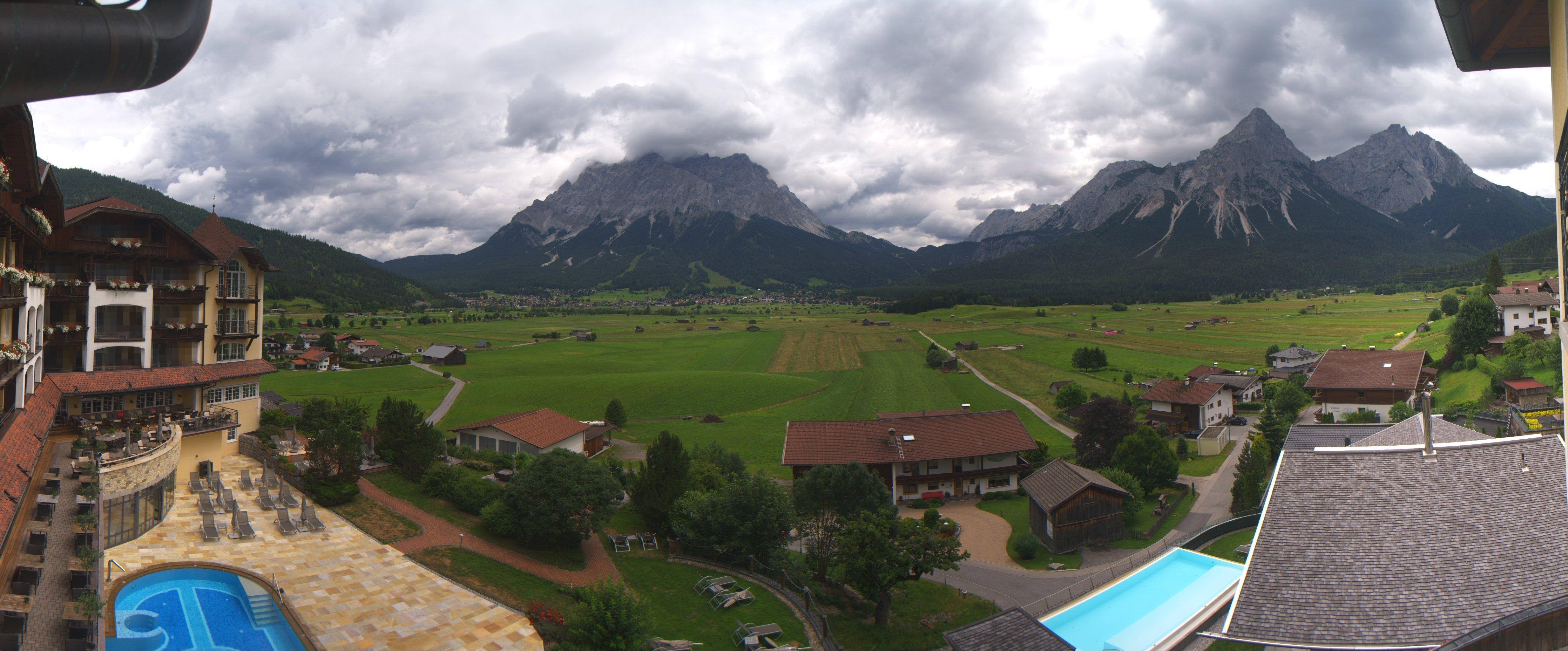 Archiv Foto Webcam Panoramablick Zugspitze