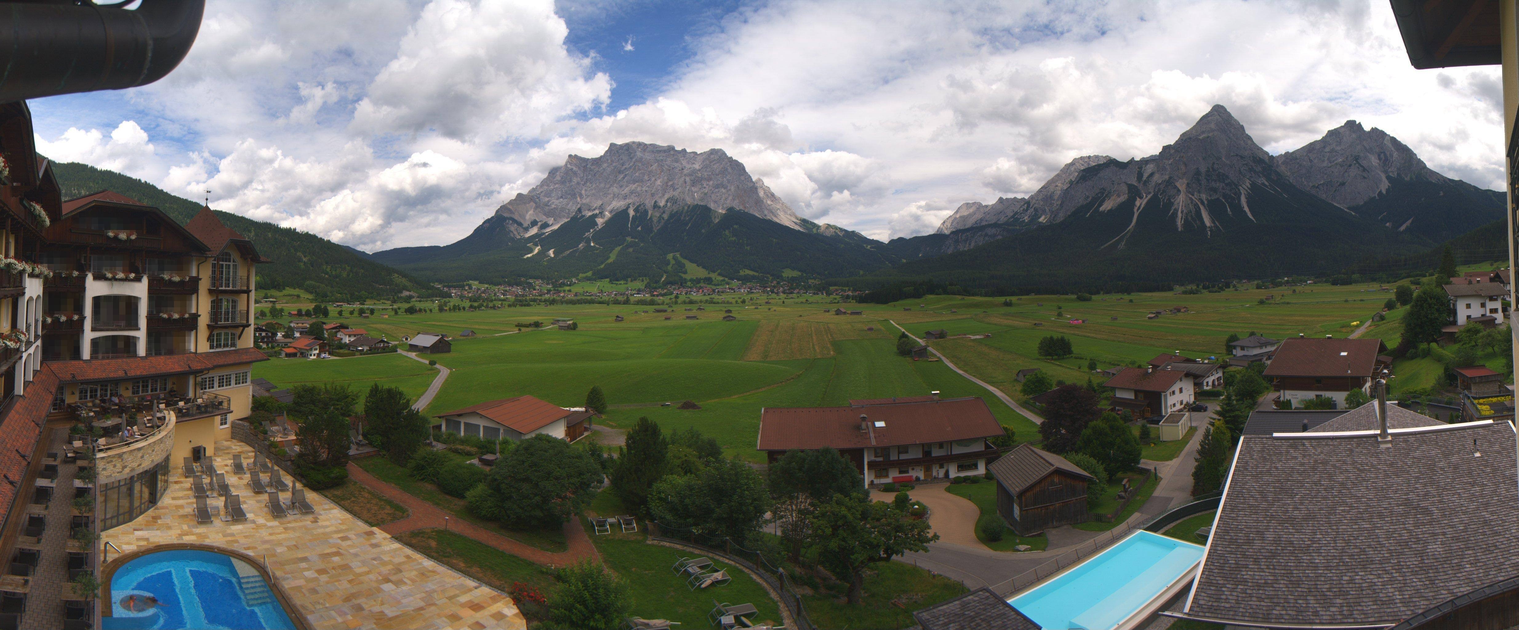 Archiv Foto Webcam Panoramablick Zugspitze