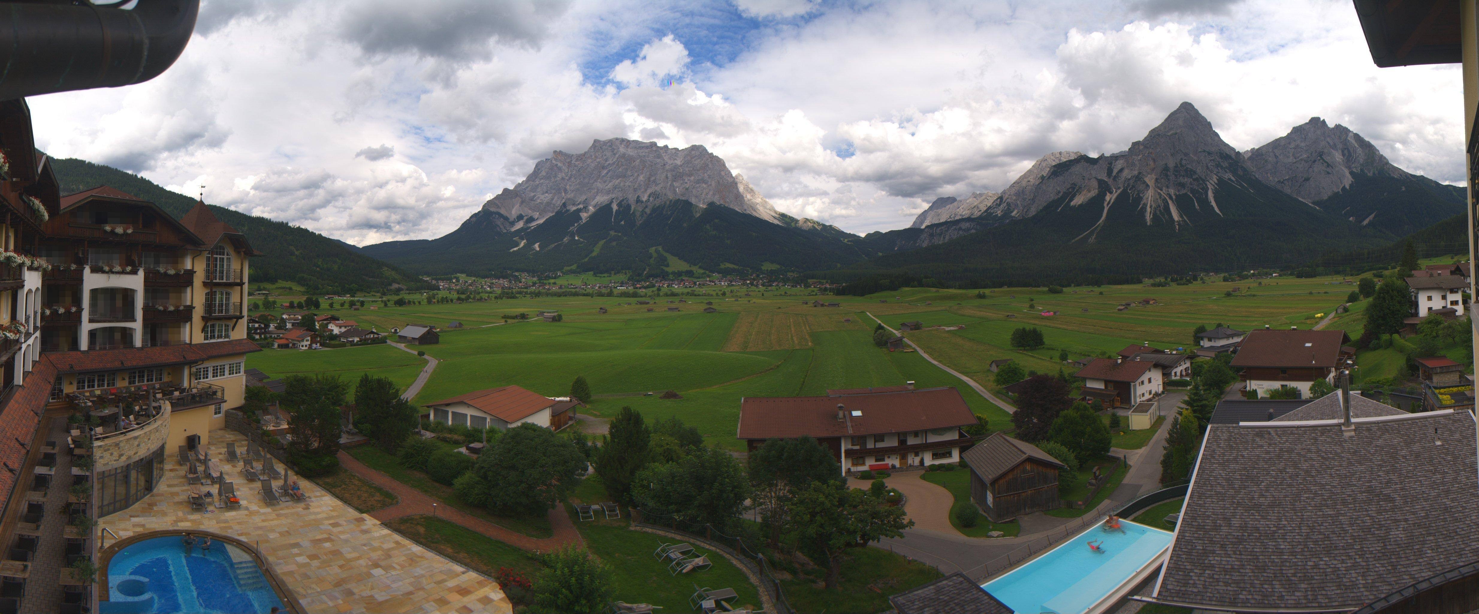 Archiv Foto Webcam Panoramablick Zugspitze