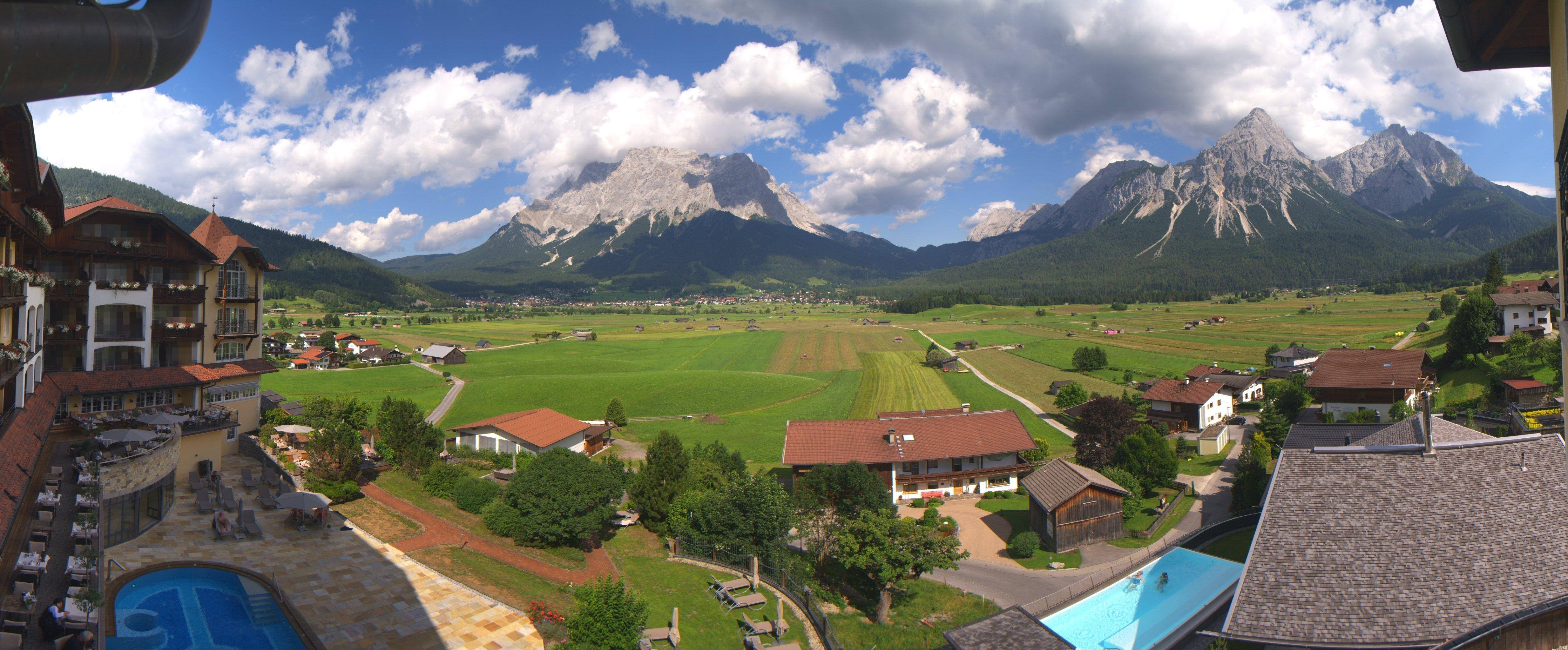 Archiv Foto Webcam Panoramablick Zugspitze