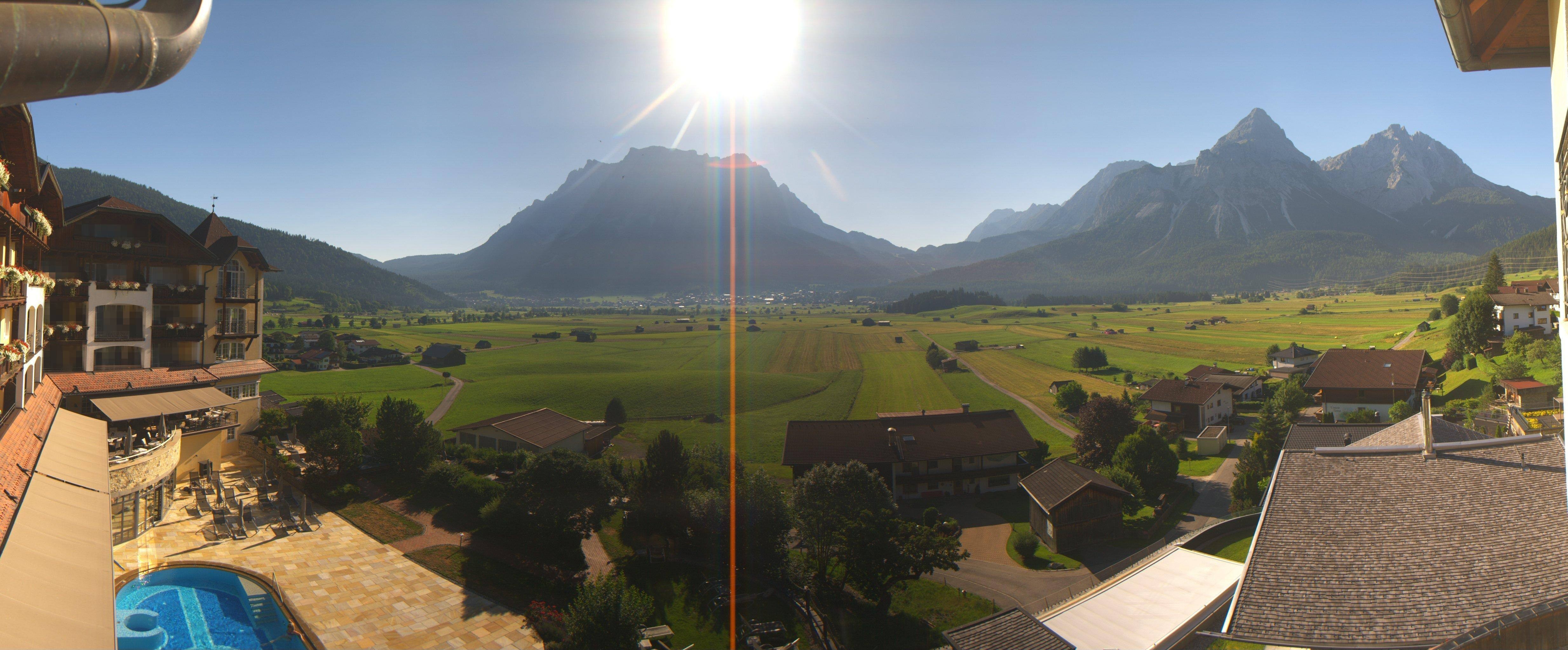 Archiv Foto Webcam Panoramablick Zugspitze