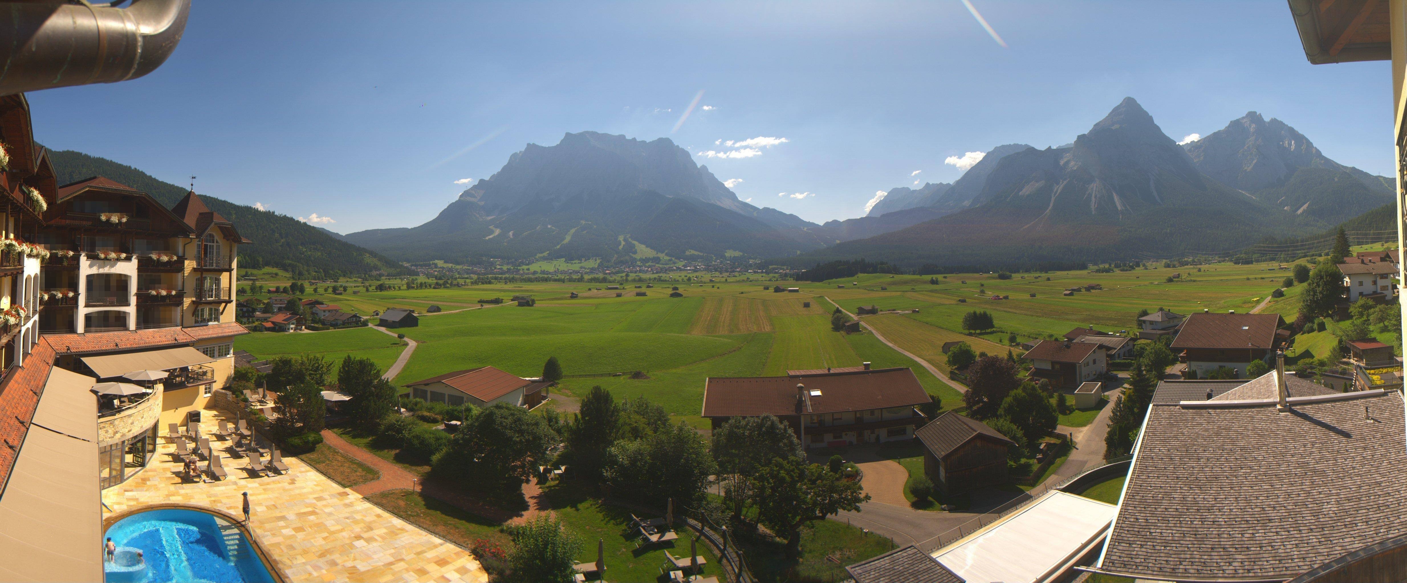Archiv Foto Webcam Panoramablick Zugspitze