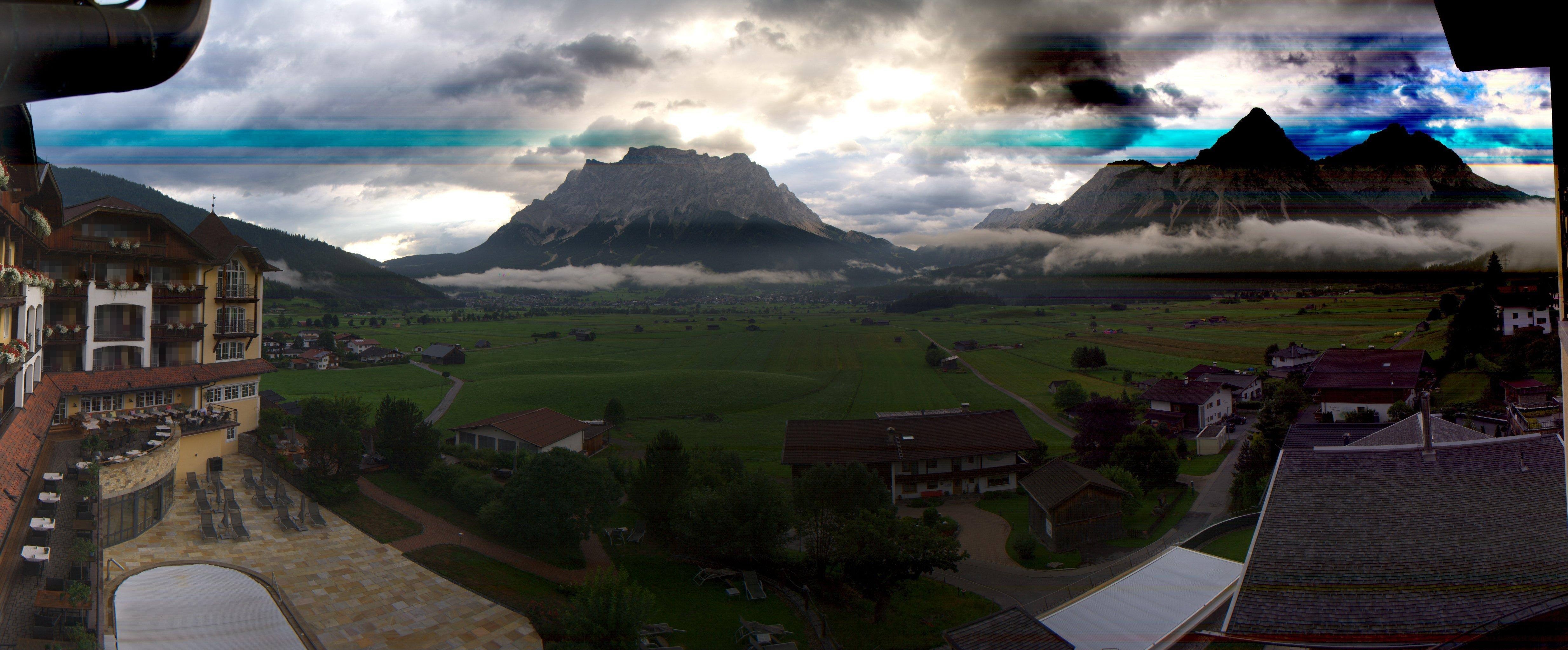 Archiv Foto Webcam Panoramablick Zugspitze