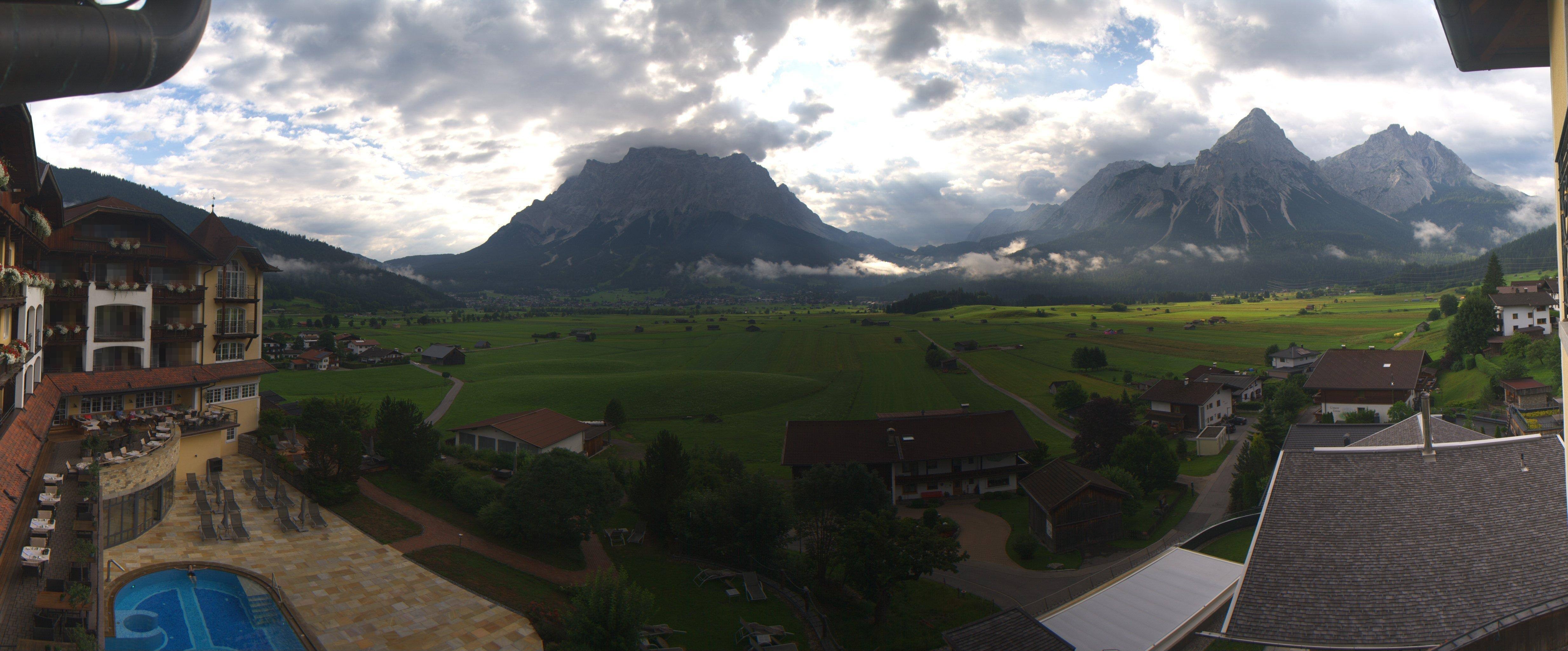 Archiv Foto Webcam Panoramablick Zugspitze