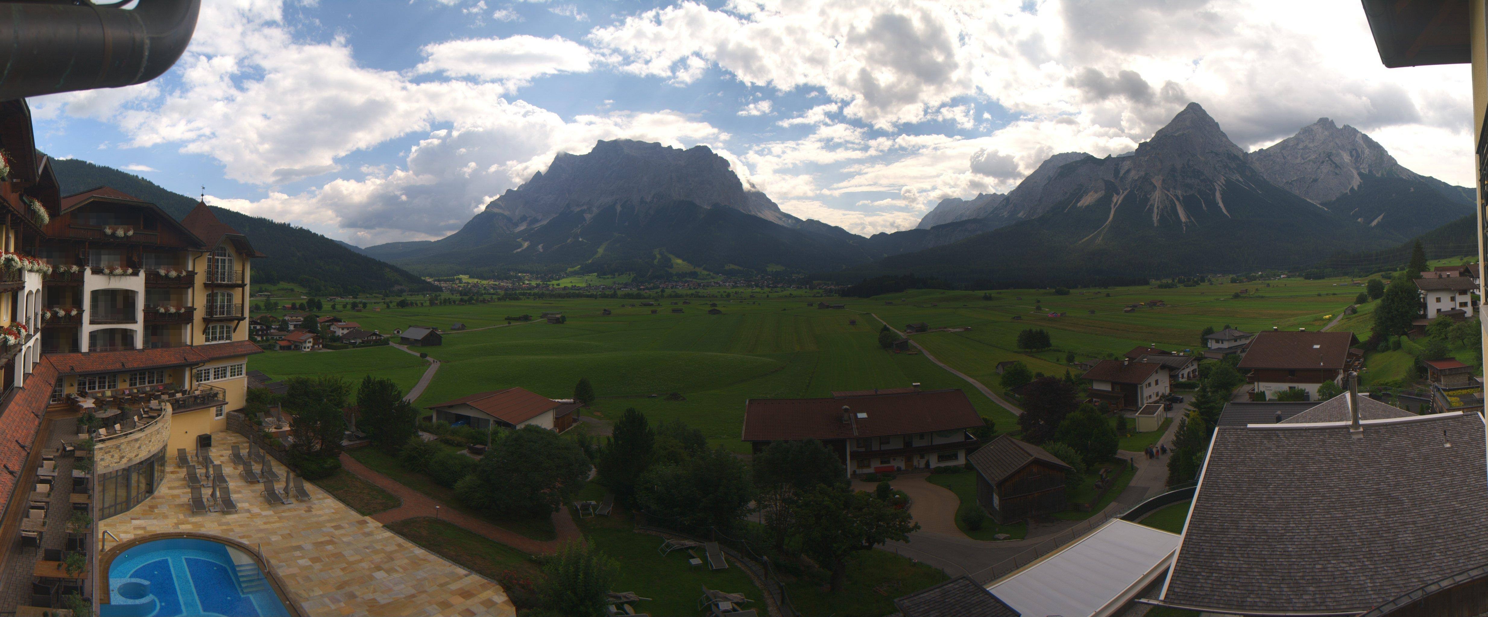 Archiv Foto Webcam Panoramablick Zugspitze